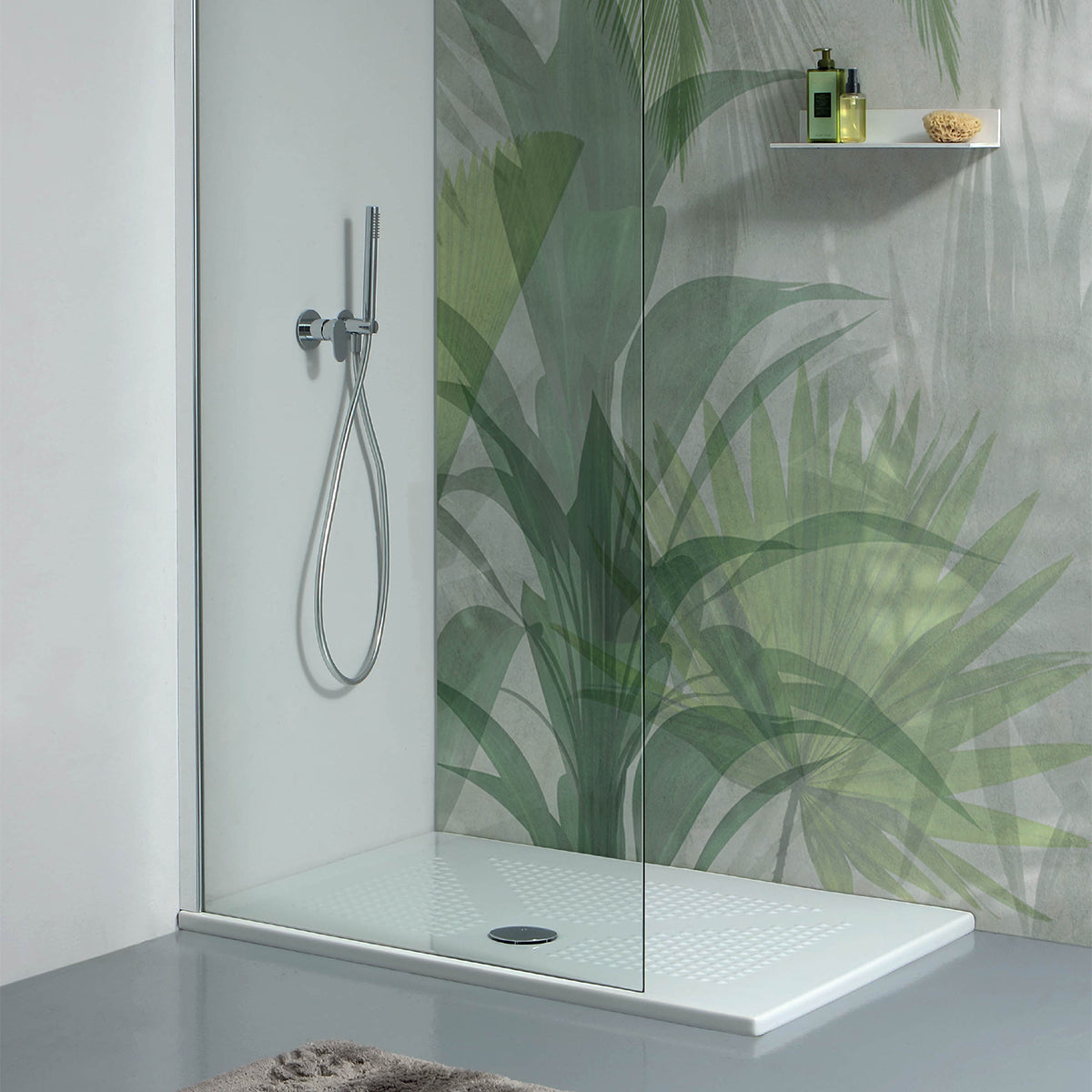 Piatto doccia in ceramica rettangolare DocciaGo 70x90 cm - Nero opaco 3