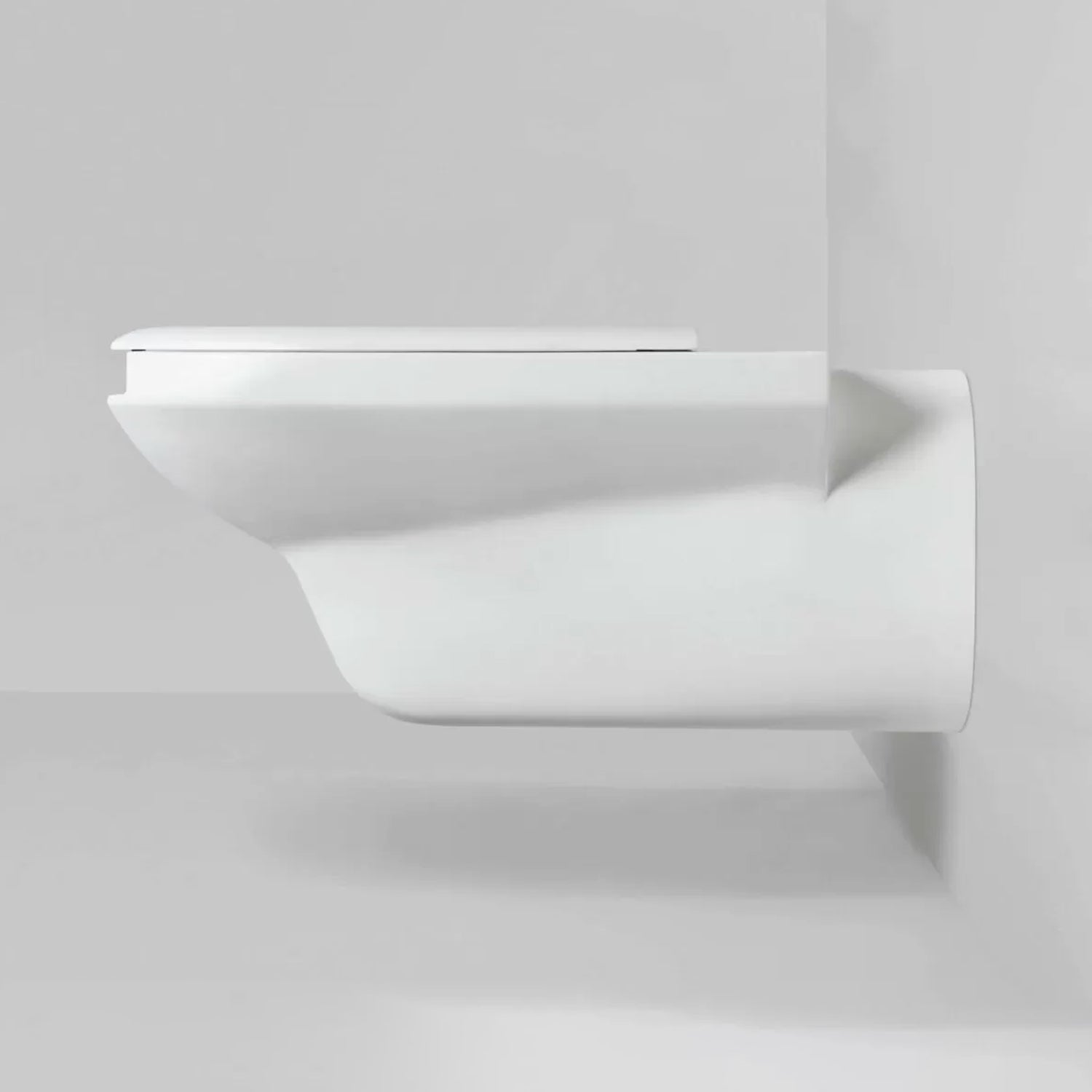  Vaso sospeso Thin di Azzurra Ceramica per diversamente abili 75Ã—36Ã—H37 cm - Bianco Lucido