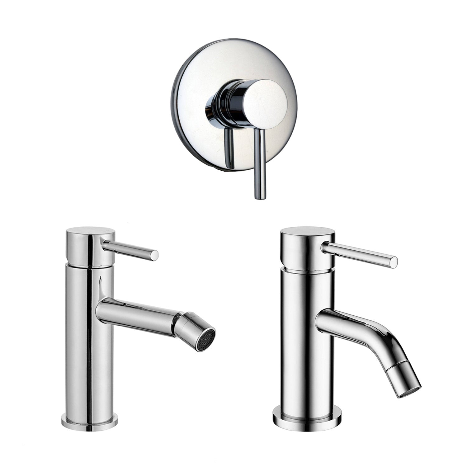 Composizione di miscelatori per lavabo