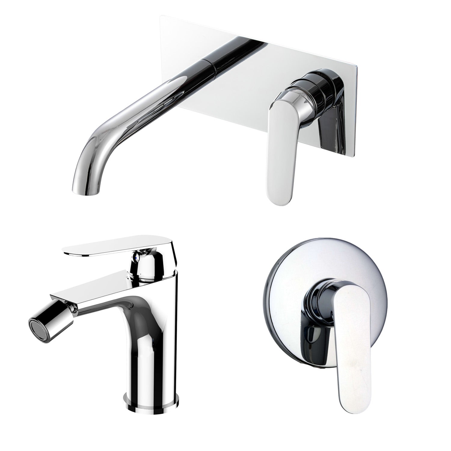 Composizione di miscelatori per lavabo easy box