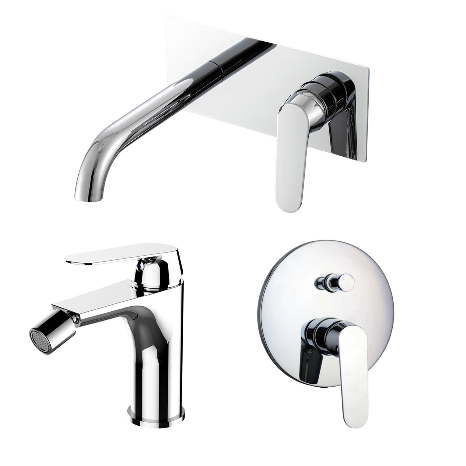 Composizione di miscelatori per lavabo easy box