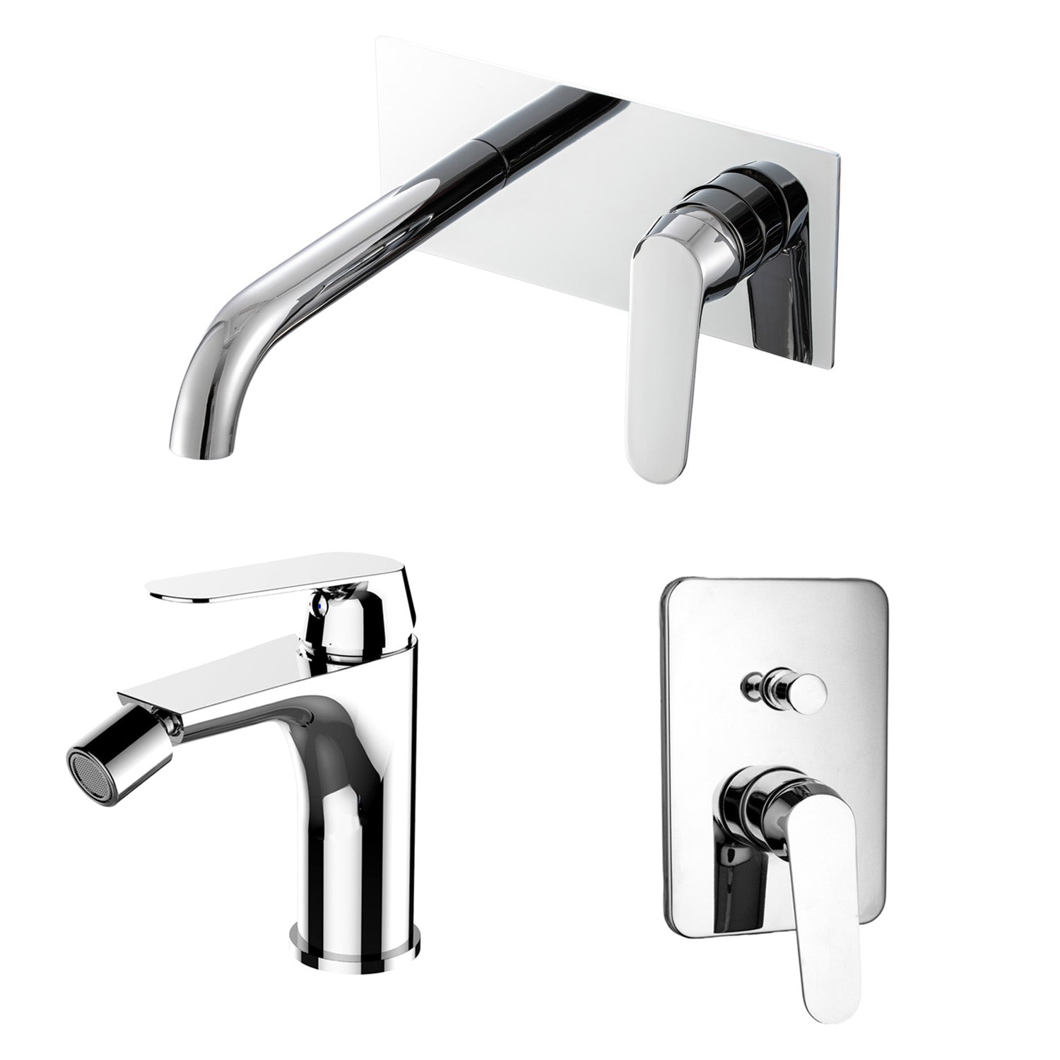 Composizione di miscelatori per lavabo easy box