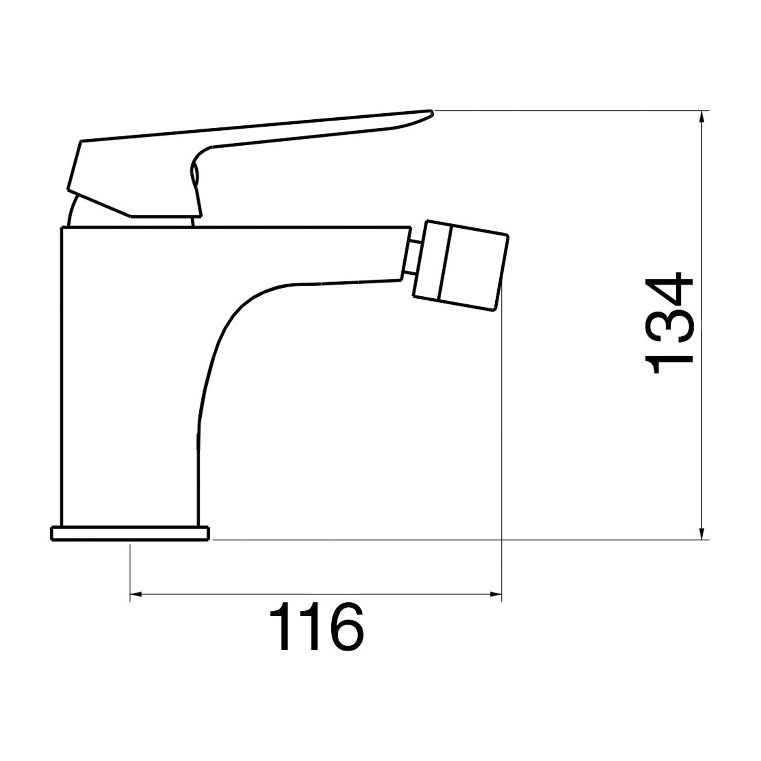  Composizione di miscelatori per bidet