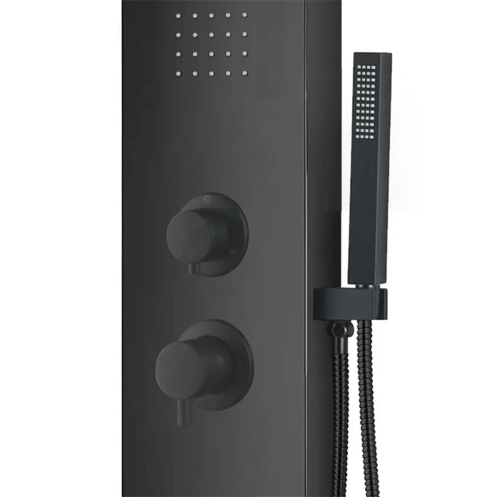 Colonna Doccia Serie Verona DocciaGo in Alluminio - Nero 4