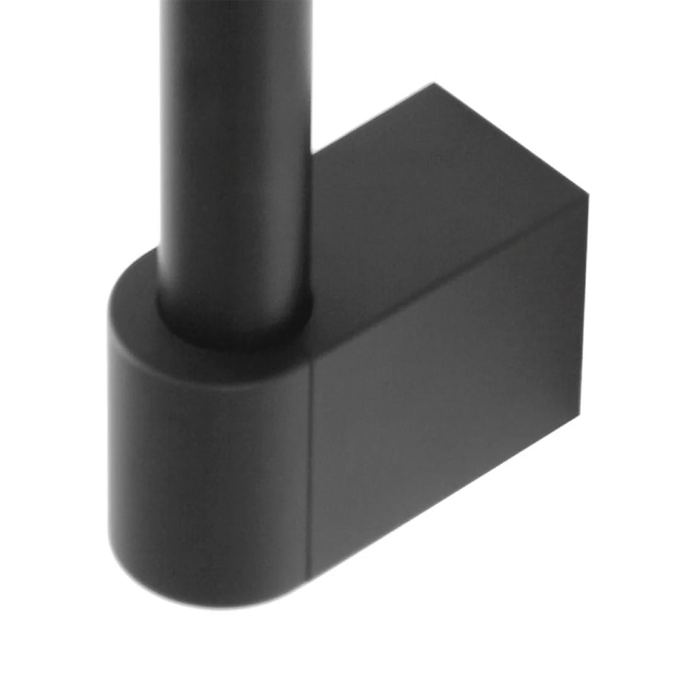 Saliscendi Doccia con doccetta rotonda monofunzione Serie Aqua Collection DocciaGo - Nero 4