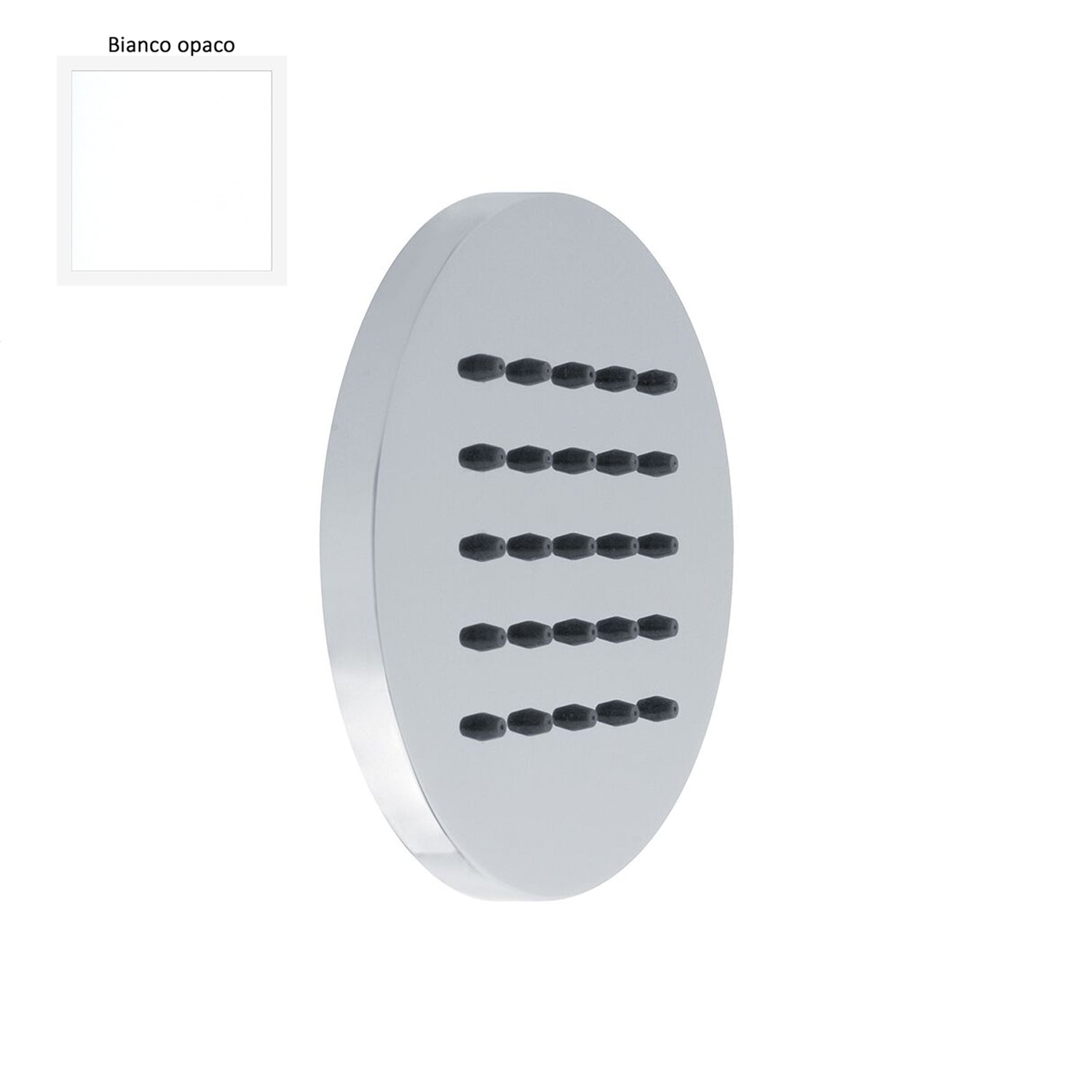 Soffione body jet a parete 100mm in ottone bianco by CeramicStore | Lo specialista del tuo bagno