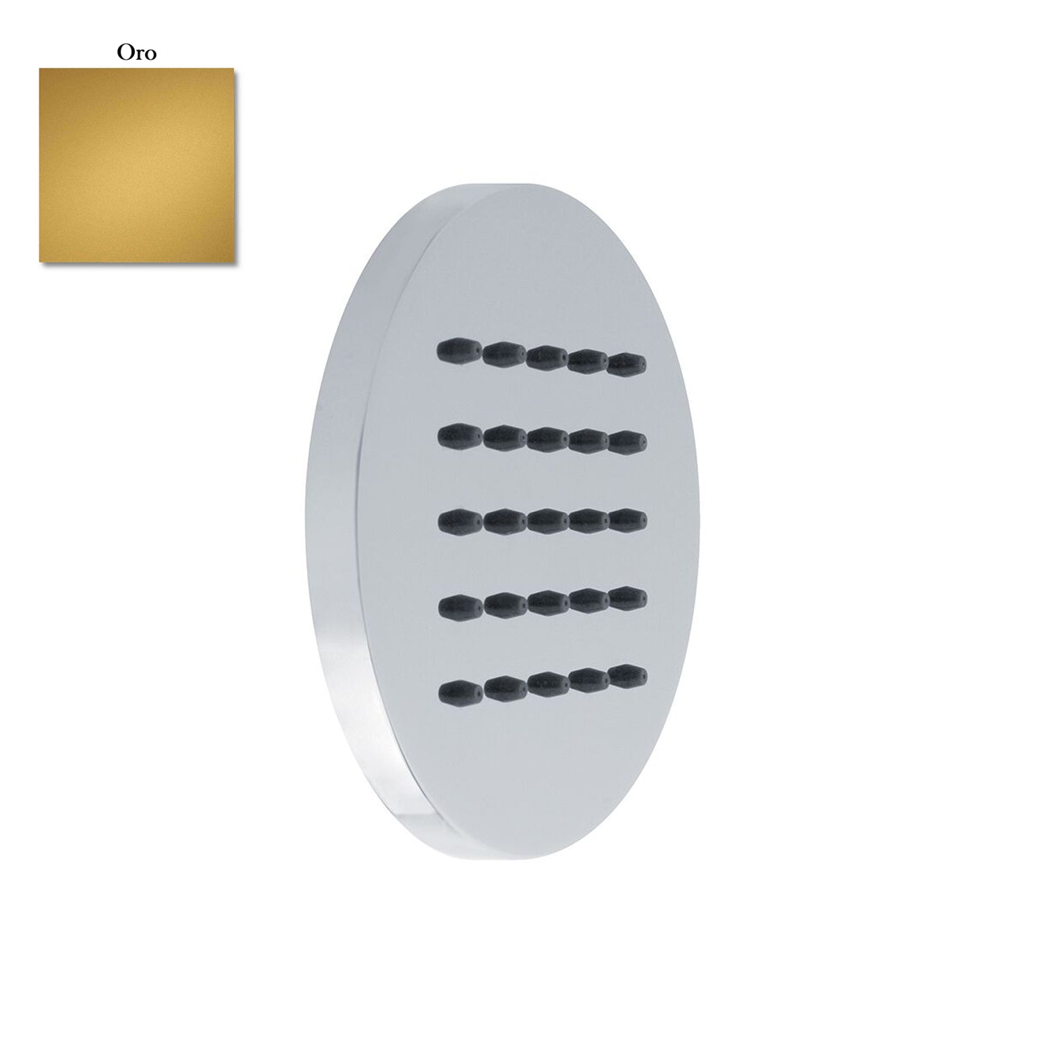 Soffione body jet a parete 100mm in ottone oro by CeramicStore | Lo specialista del tuo bagno