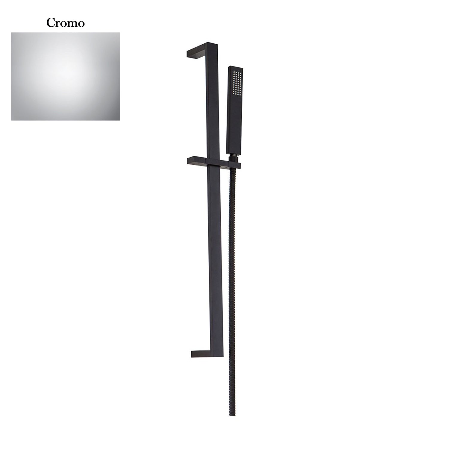 Saliscendi in ottone 10x30mm doccia Glamour e flessibile cromo by CeramicStore | Lo specialista del tuo bagno
