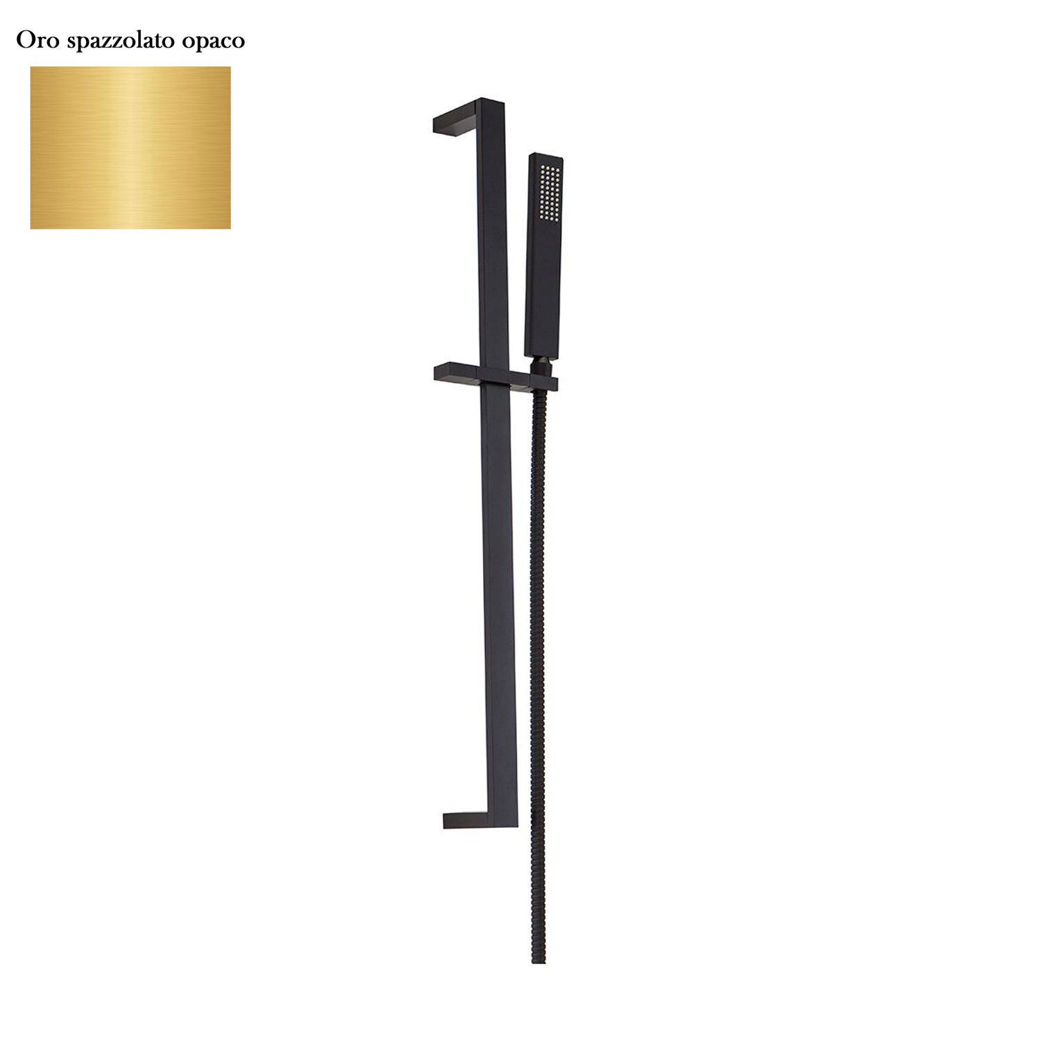 Saliscendi in ottone 10x30mm doccia Master e flessibile oro spazzolato by CeramicStore | Lo specialista del tuo bagno