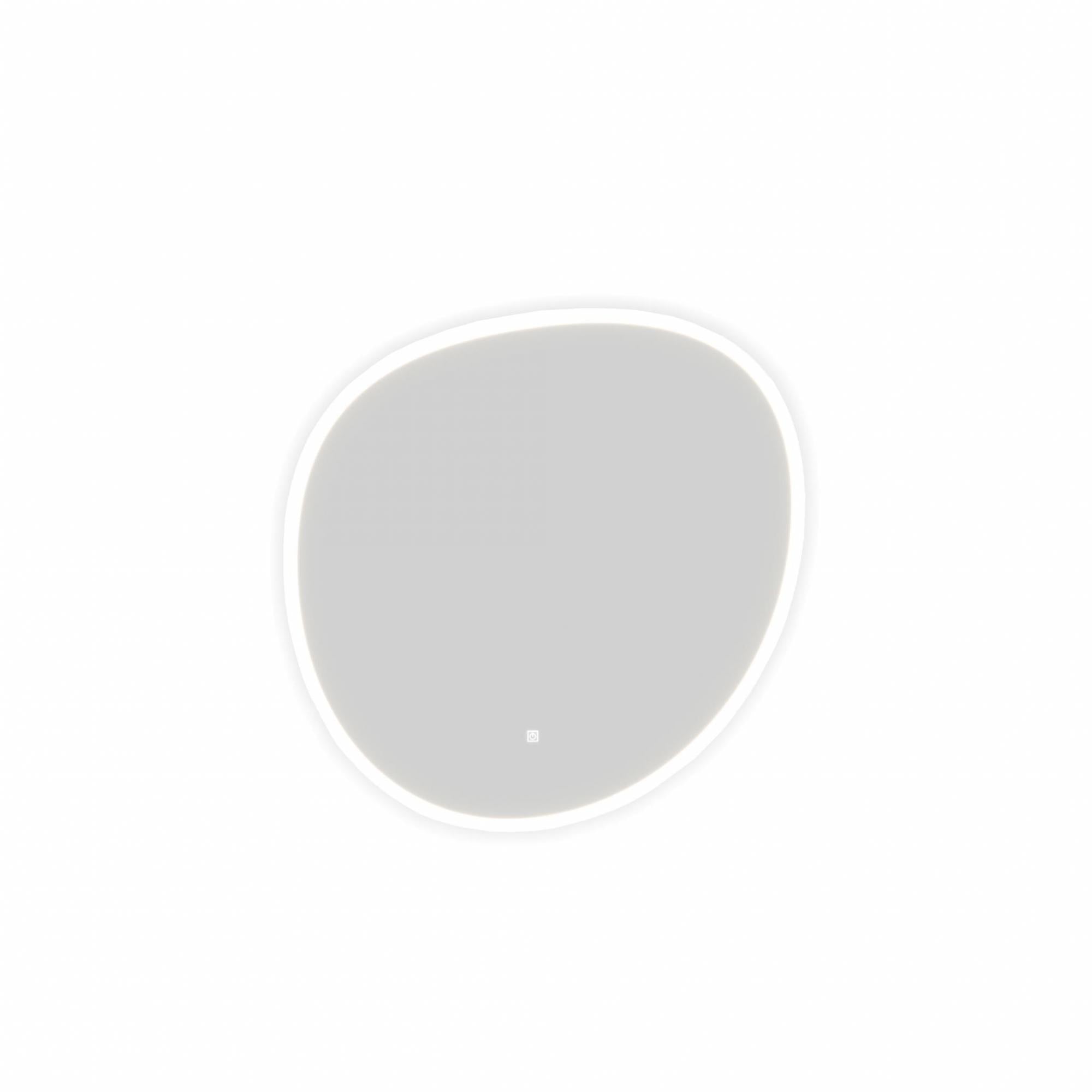  Specchio quadrato arrotondato retroilluminato LED Cubi&Co con touch 32x30 cm by CeramicStore | Lo specialista del tuo bagno