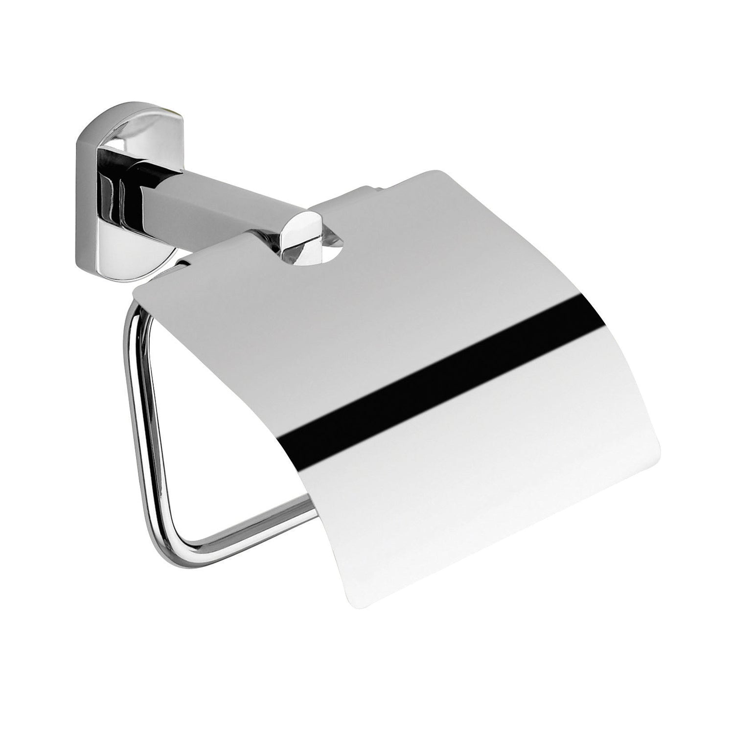 Porta carta igienica coperto a parete di Gedy serie Edera Plus - Cromato