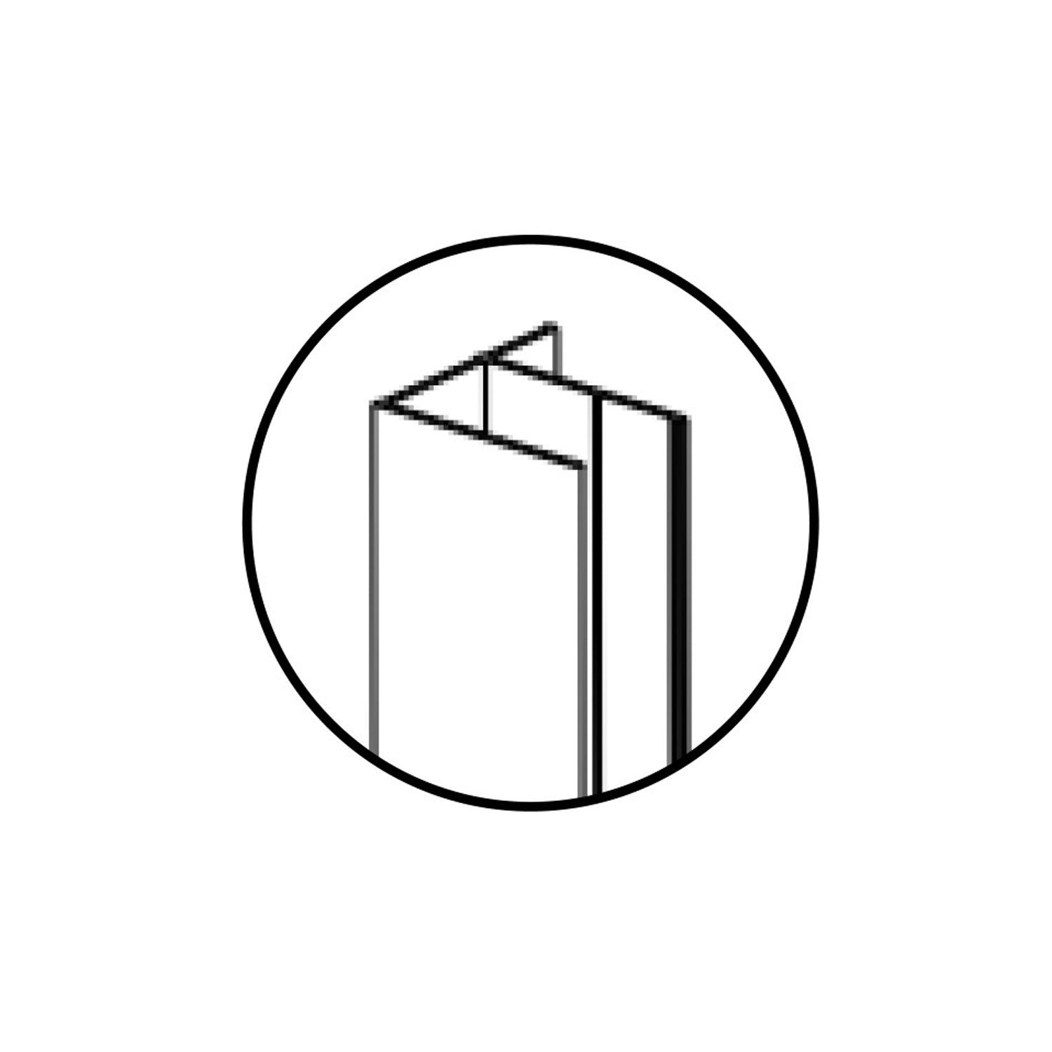 Profilo a muro per box doccia DocciaGo Space - Nero Opaco by CeramicStore | Lo specialista del tuo bagno