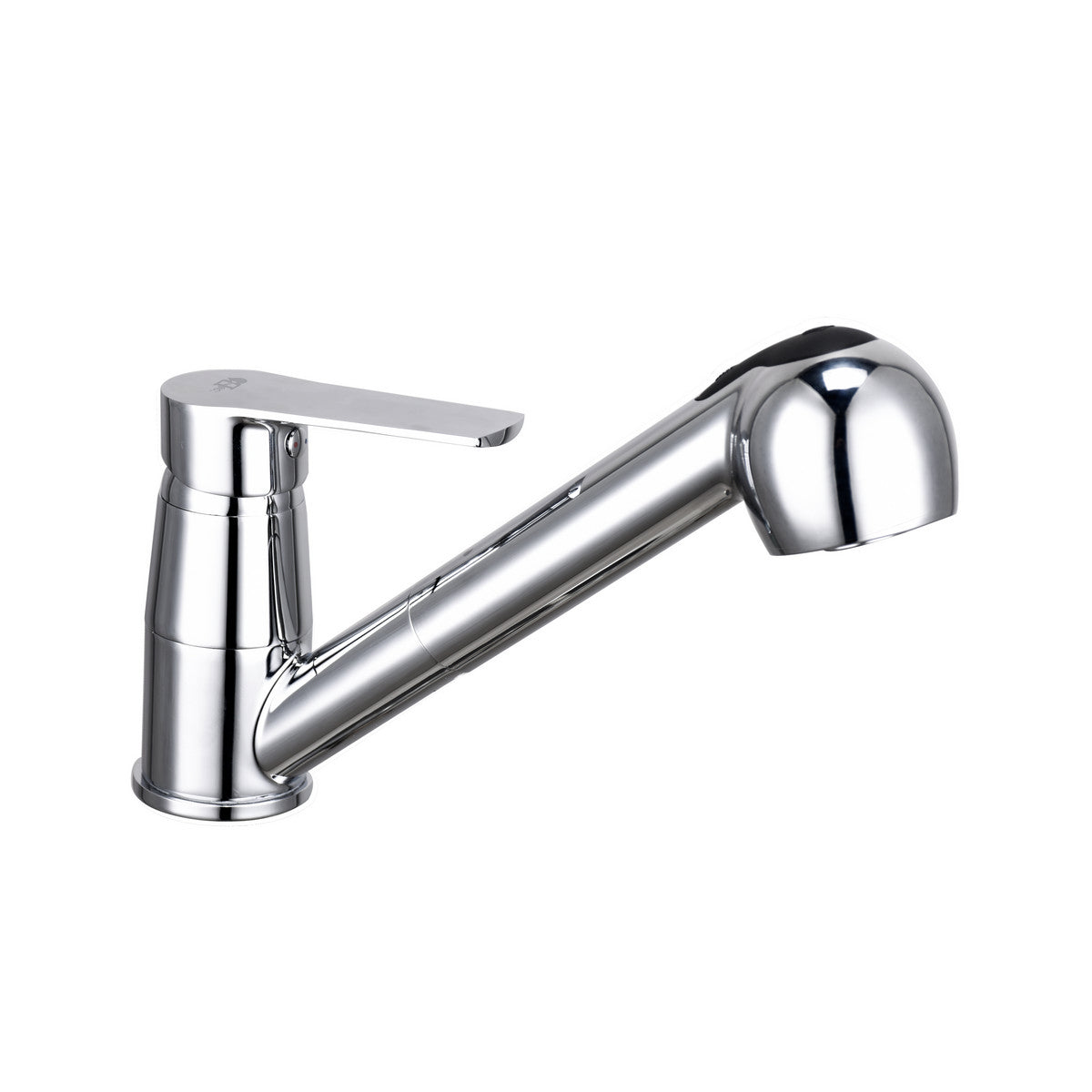 Miscelatore monocomando lavello con doccetta estraibile RubiFlux serie Margaret - Cromo