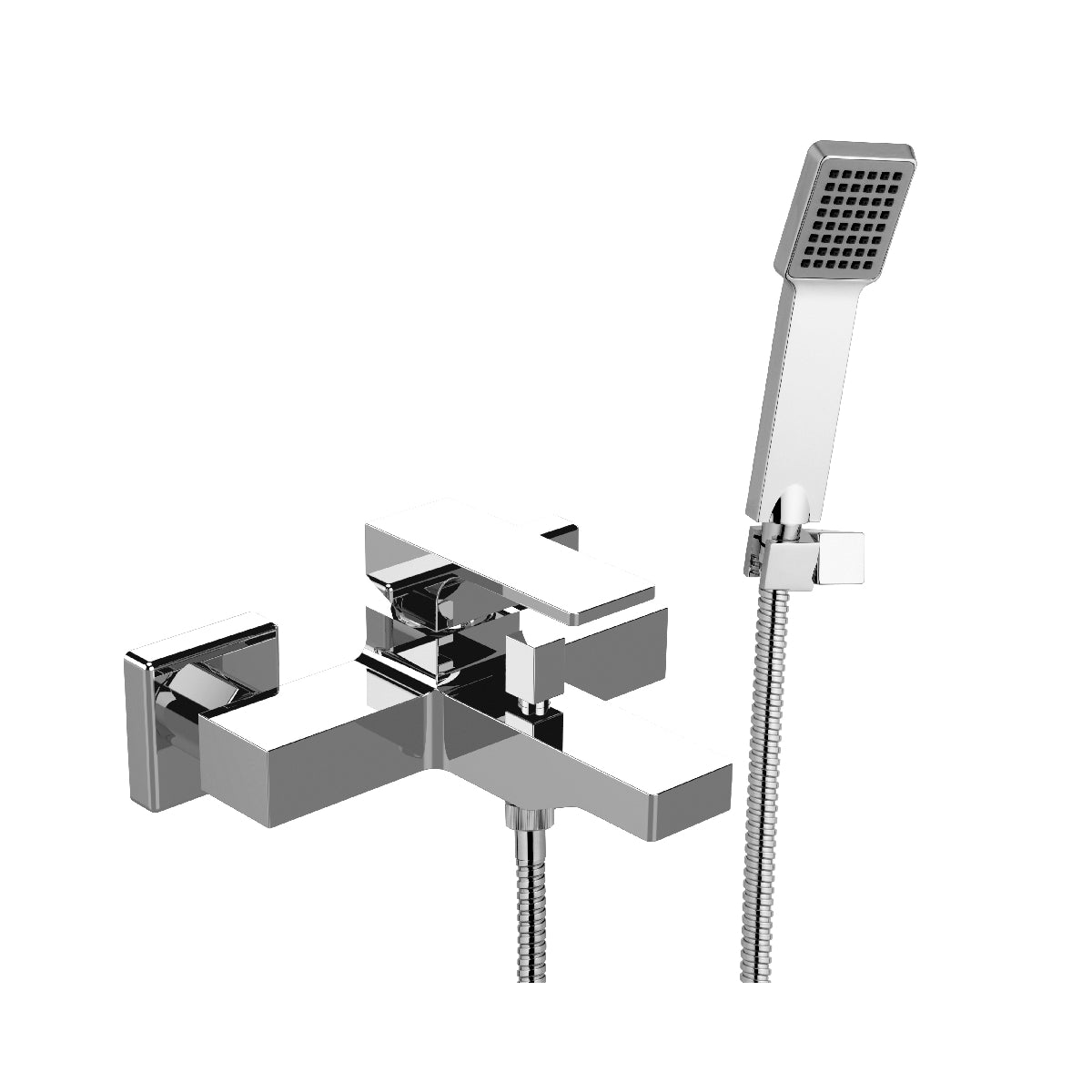 Miscelatore monocomando vasca con accessori Mariani serie Rebel - Cromo