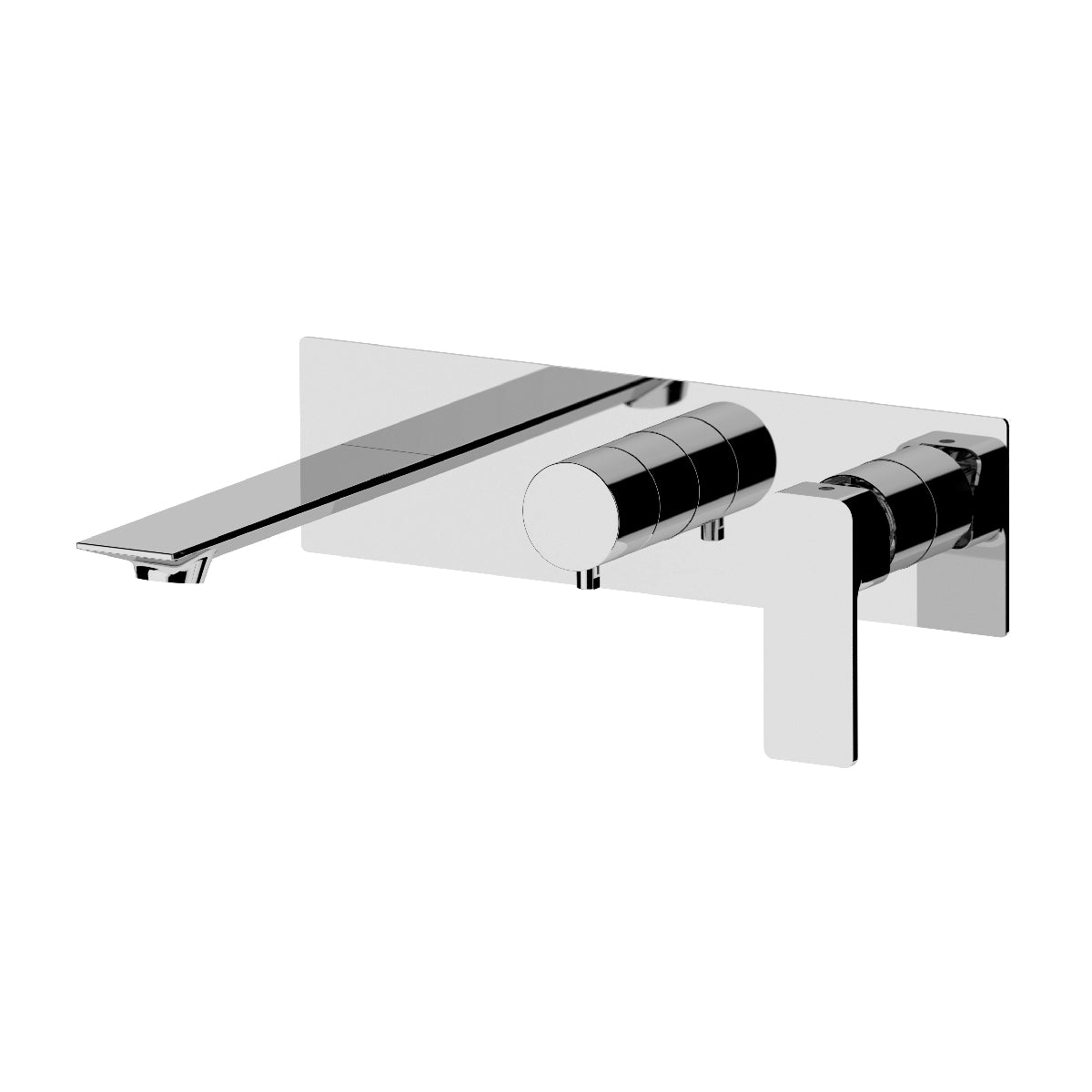 Set miscelatore a incasso a 2 vie vasca doccia Mariani serie Icon - Cromo