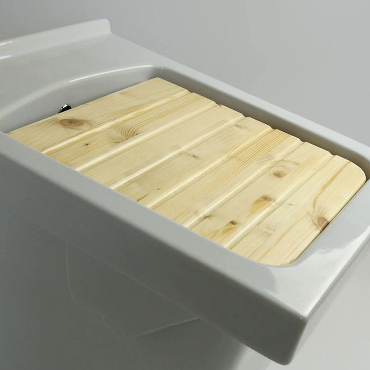 Tavoletta strizzatoio in legno ideale per lavatoio 60x50 cm 2