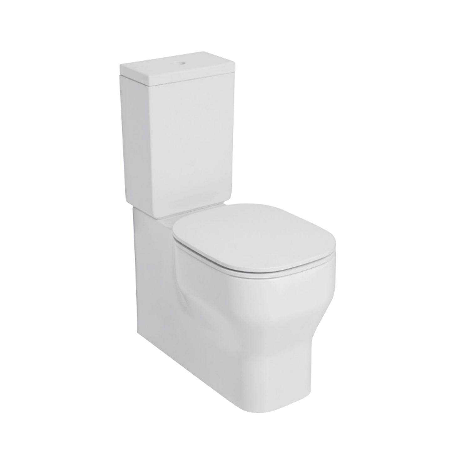 Vaso Monoblocco Filomuro completo di cassetta e sedile Ceramica Azzurra Glaze sedile soft close