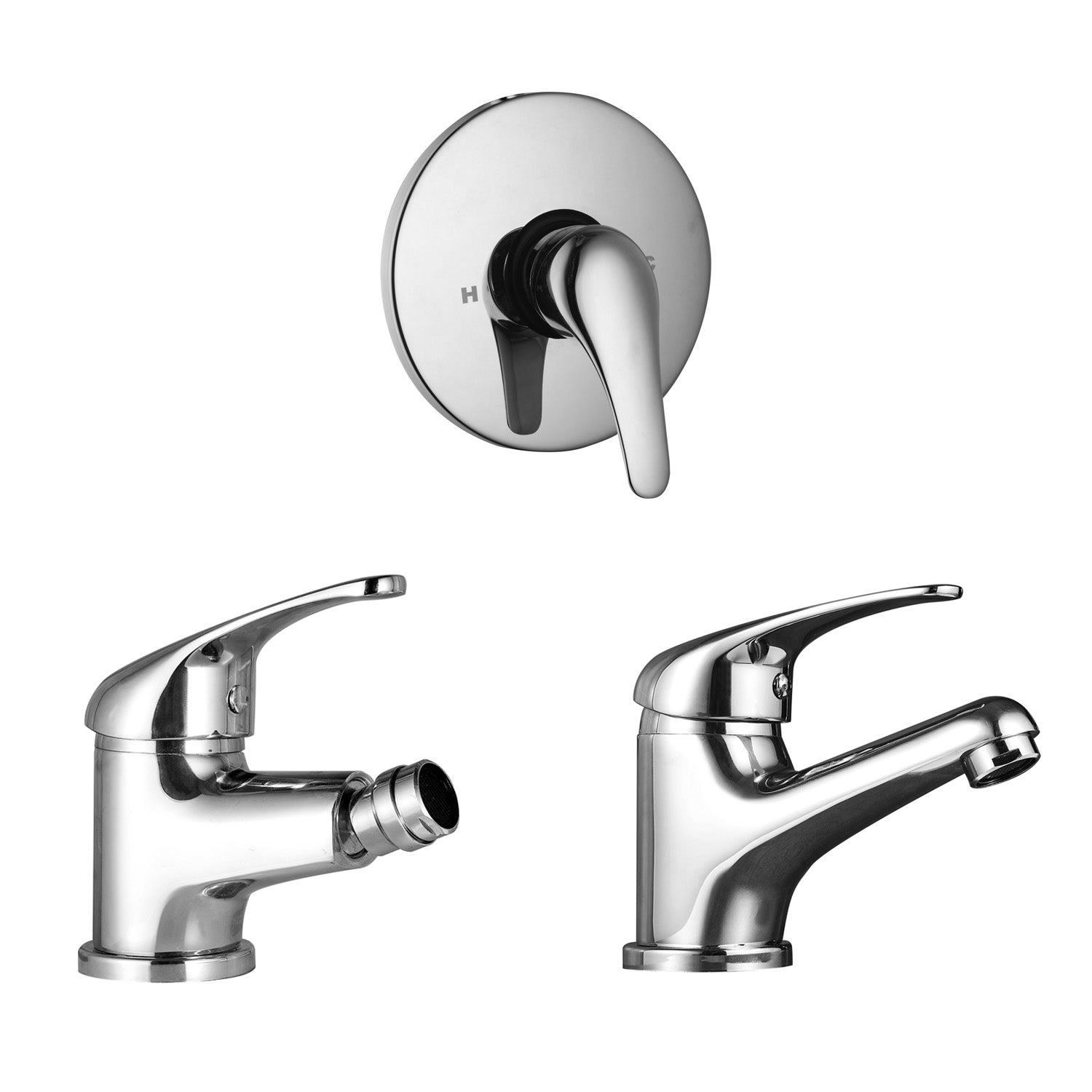 Composizione di miscelatori per lavabo