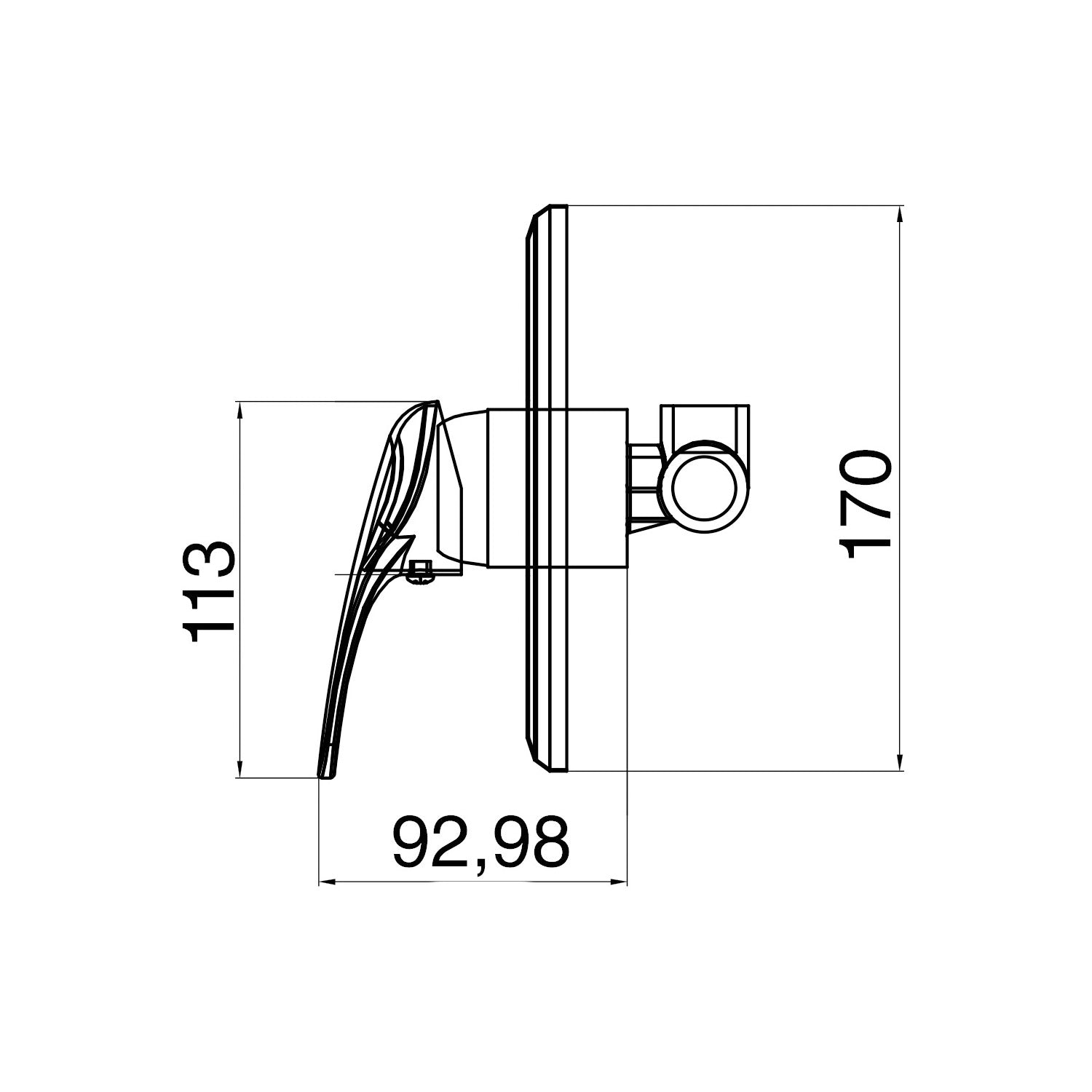  bidet e doccia una via Celia in ottone cromato by CeramicStore | Lo specialista del tuo bagno