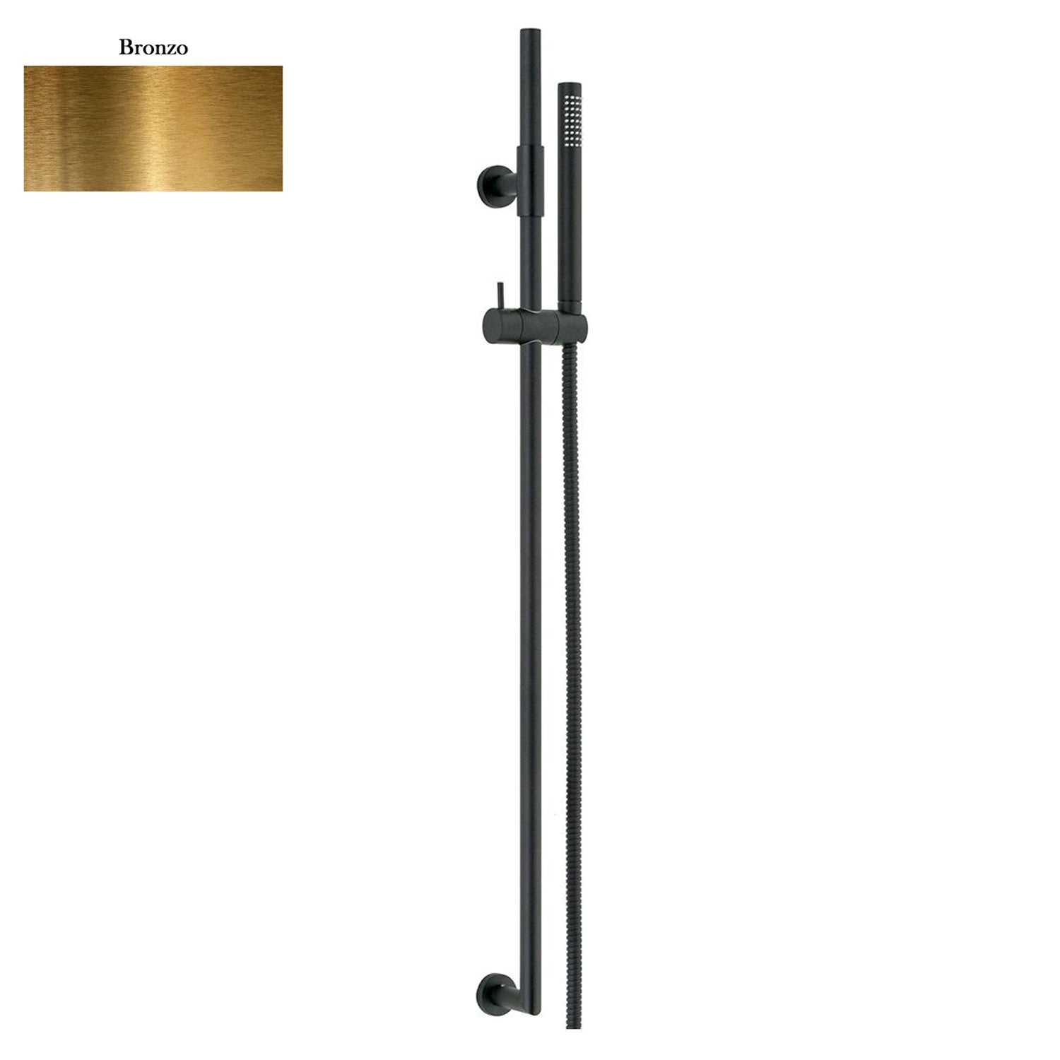 Saliscendi in ottone 2cm x 90cm doccia Artiste flessibile bronzo by CeramicStore | Lo specialista del tuo bagno