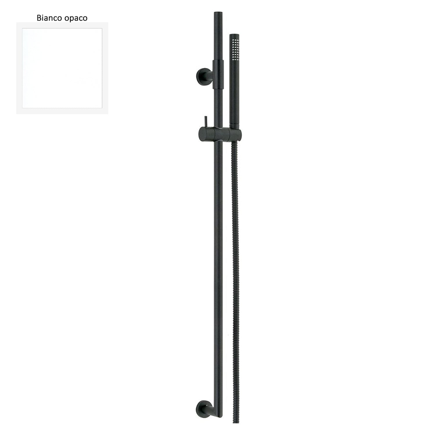 Saliscendi in ottone 2cm x 90cm doccia Alisso 3 e flessibile bianco by CeramicStore | Lo specialista del tuo bagno