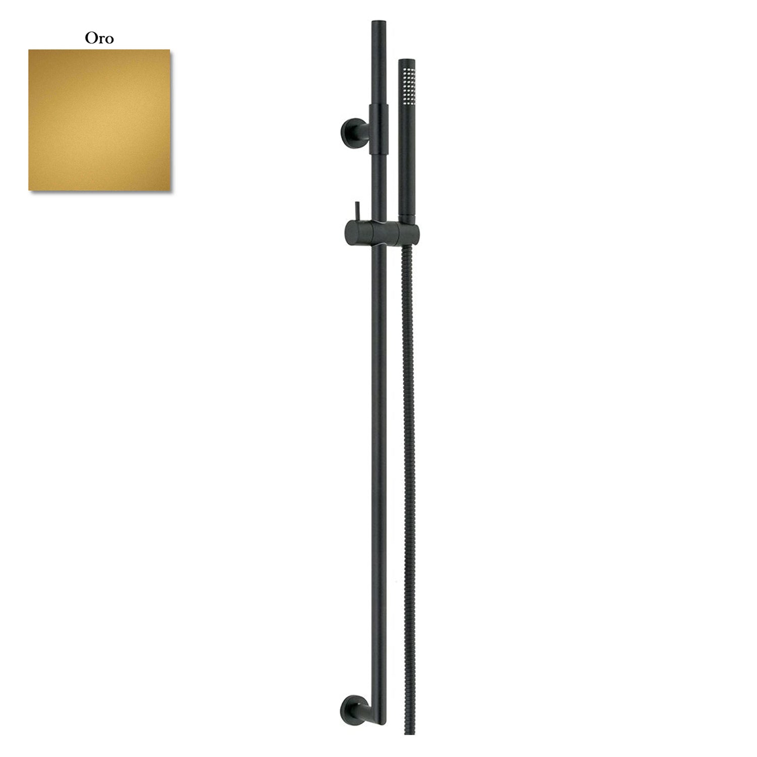 Saliscendi in ottone 2cm x 90cm doccia Alisso 3 e flessibile oro by CeramicStore | Lo specialista del tuo bagno