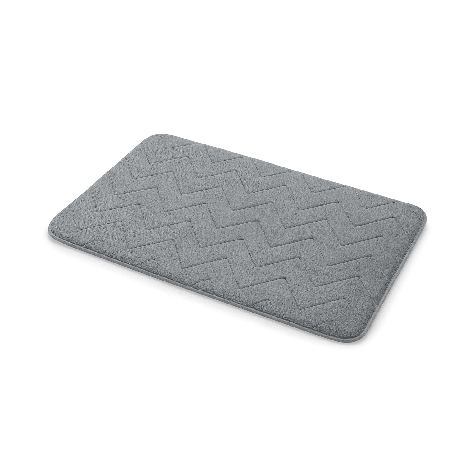Tappeto 50x80 in memory foam con fondo antiscivolo Mousse di Gedy - Grigio by CeramicStore | Lo specialista del tuo bagno