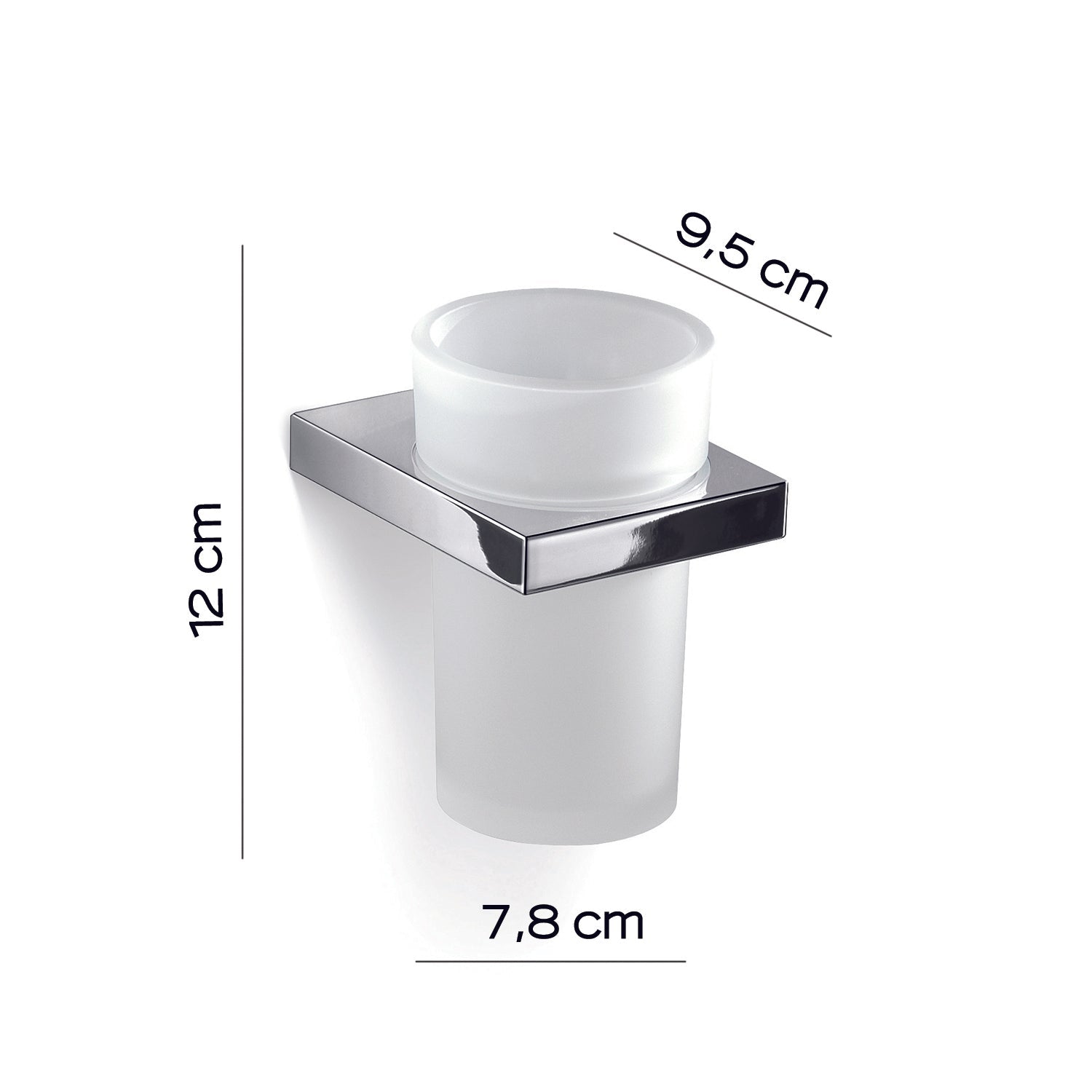  Portaspazzolini in Ottone e Cromall Gedy serie Lanzarote - Cromato by CeramicStore | Lo specialista del tuo bagno