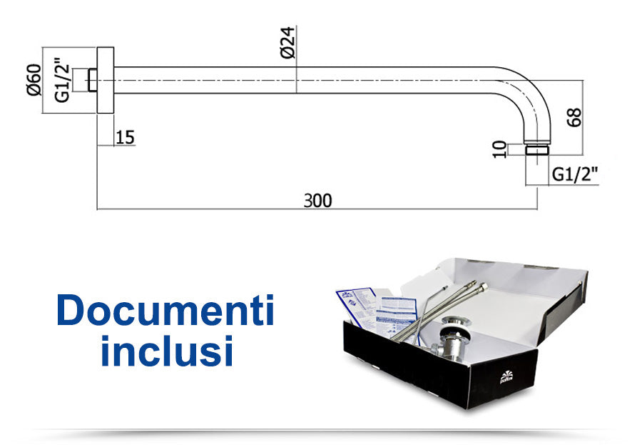  elegante e in stile lusso modello ZSOF035CR Cromo Paffoni by CeramicStore | Lo specialista del tuo bagno