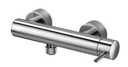  Set saliscendi con doccia tonda minimale e miscelatore doccia esterno Birillo senza doccetta Paffoni by CeramicStore | Lo specialista del tuo bagno