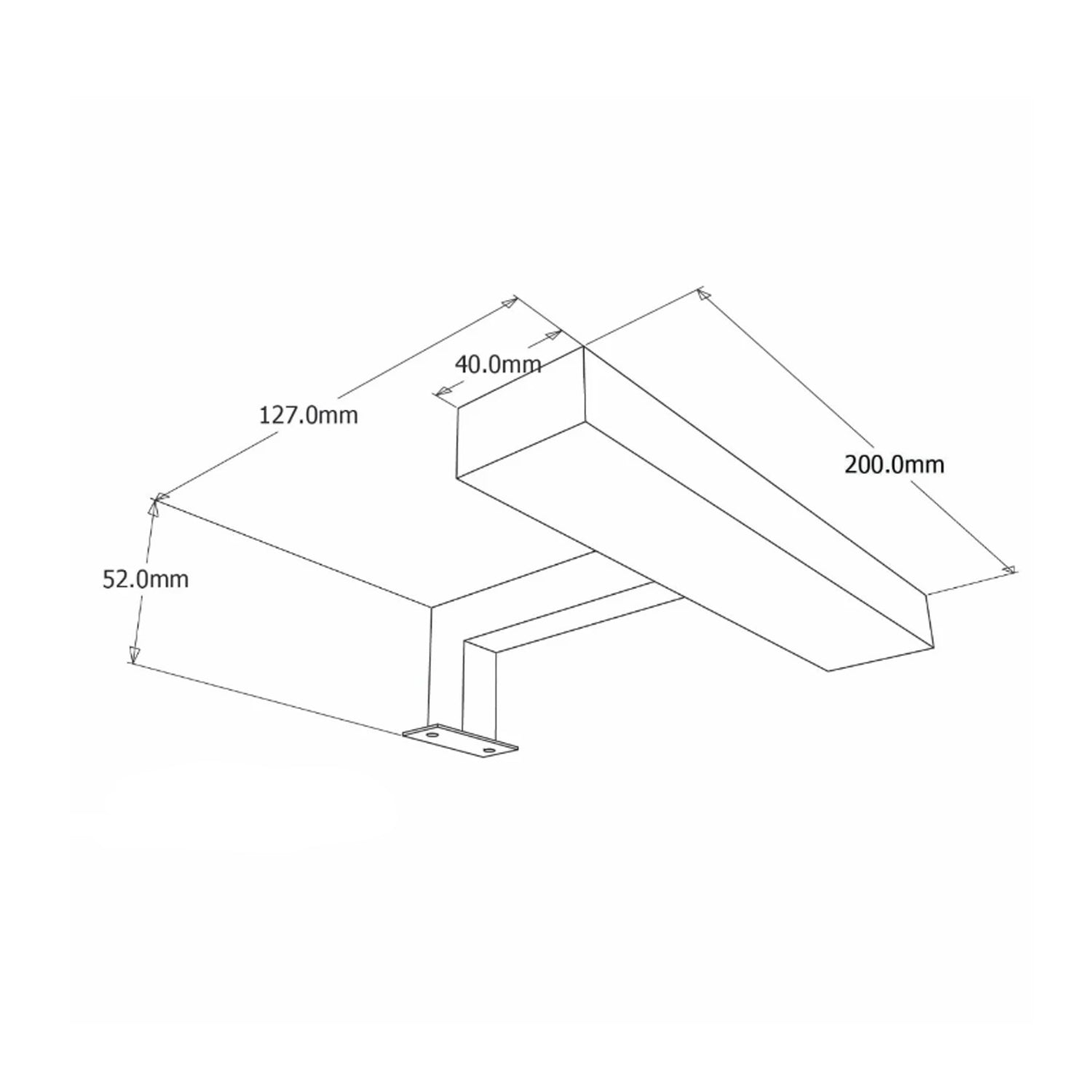  Lampada da bagno LED Cubi&Co modello Saturn 20x5x10 cm by CeramicStore | Lo specialista del tuo bagno