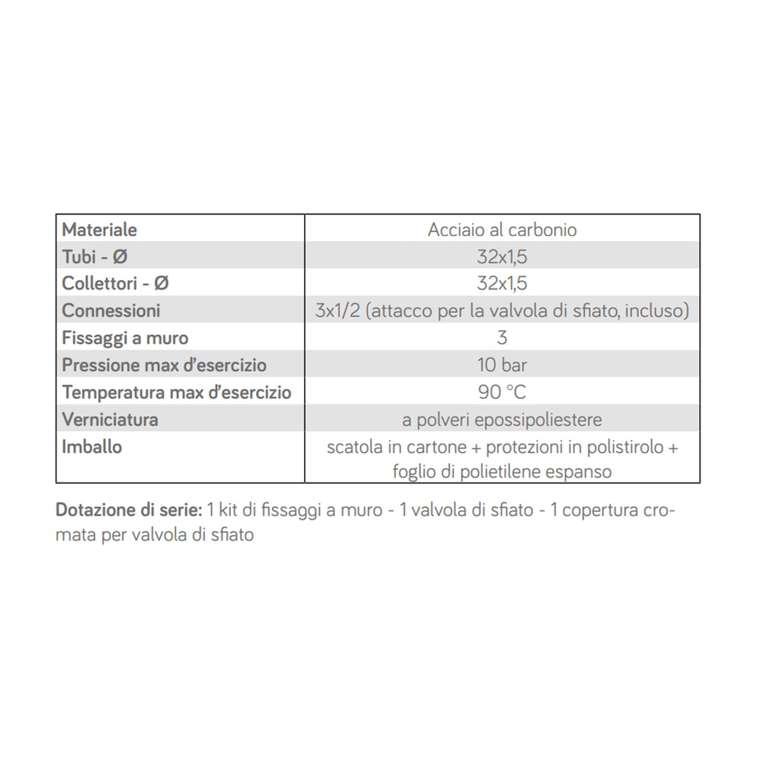  Radiatore d'arredo Shanghai 173