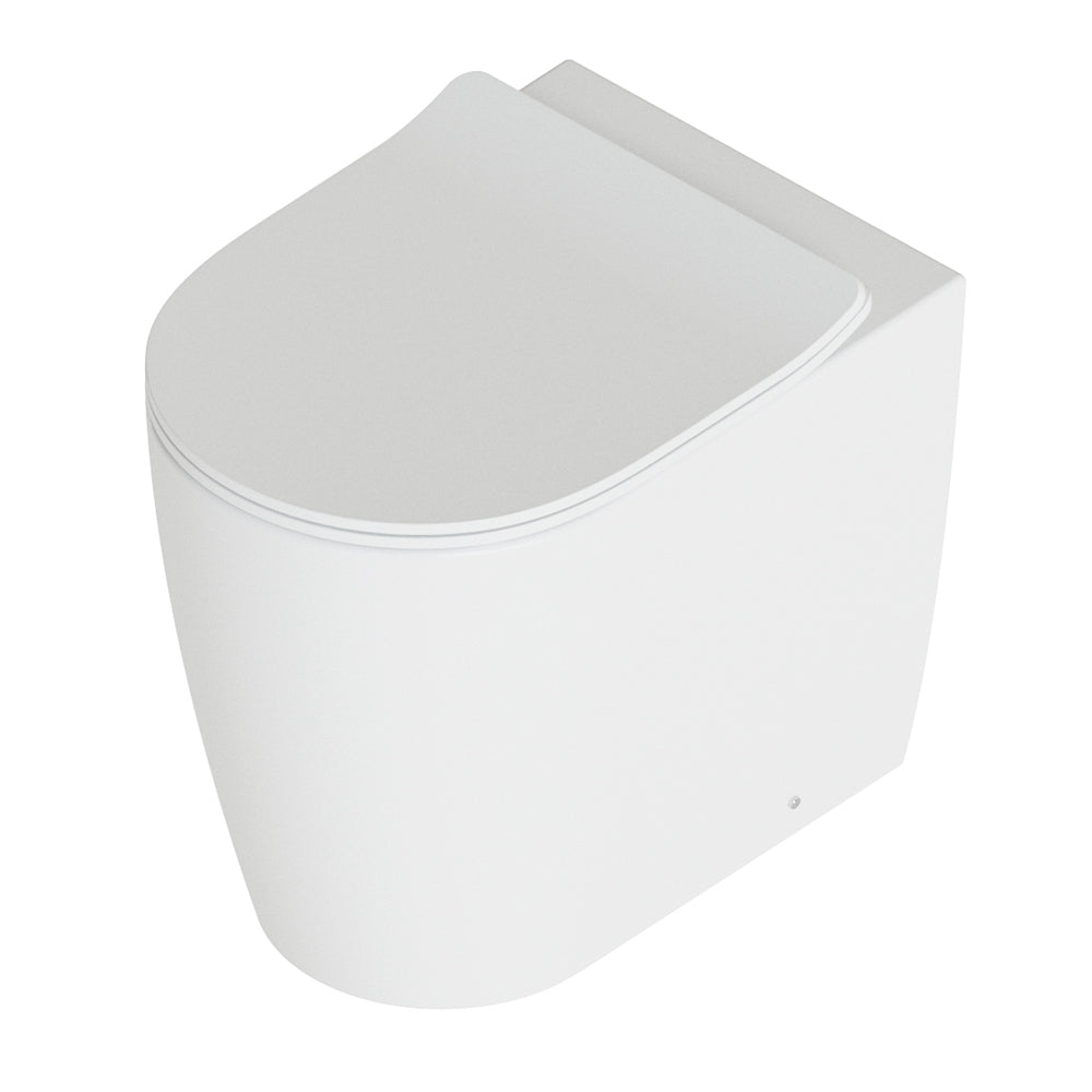 Sanitari Moderni senza Brida Filo muro Falerii  Foglia Medium wc bidet sedile softclose 6