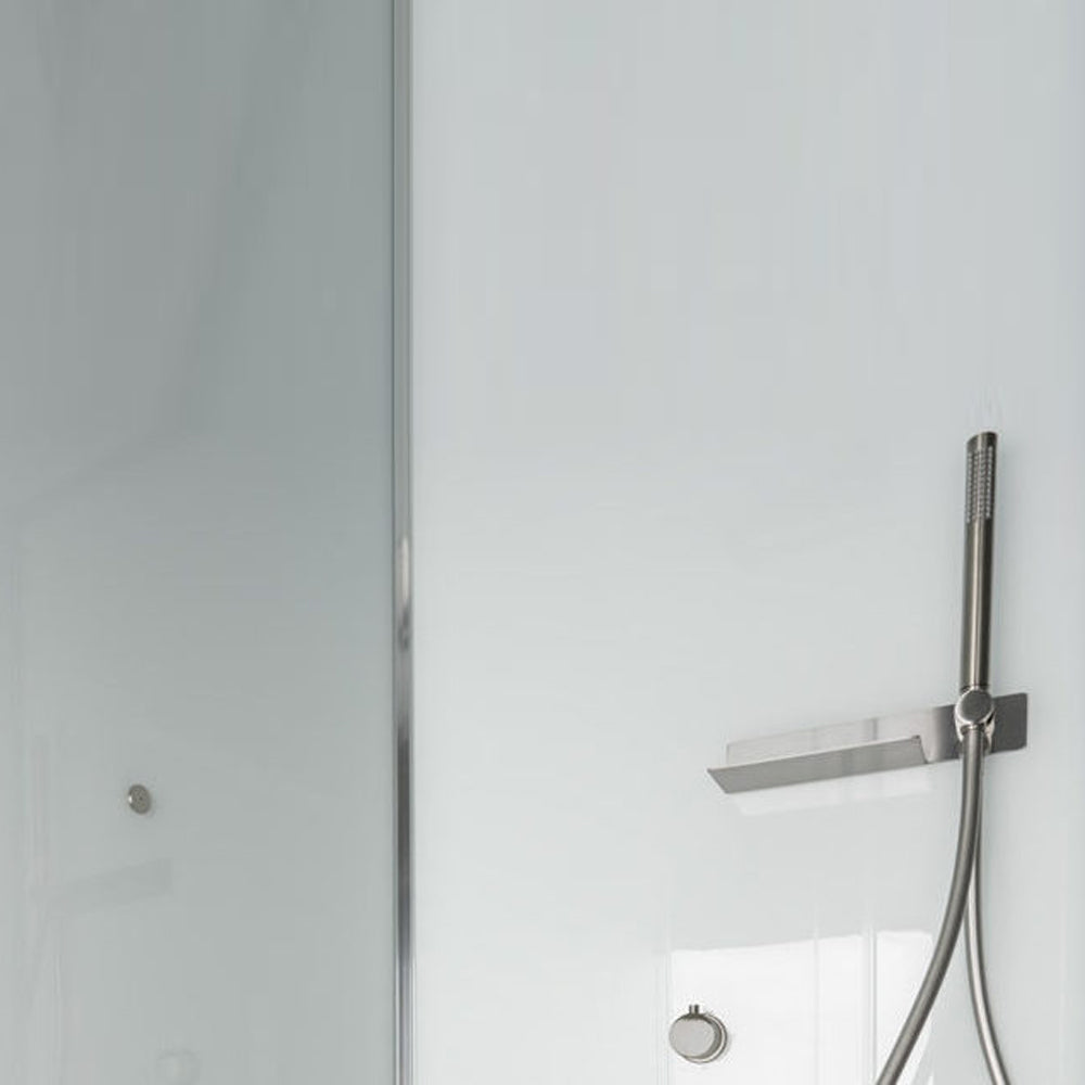  Cabina doccia multifunzione Ercole cm 100x80 con idrogetti dorsali- Versione Sinistra by CeramicStore | Lo specialista del tuo bagno