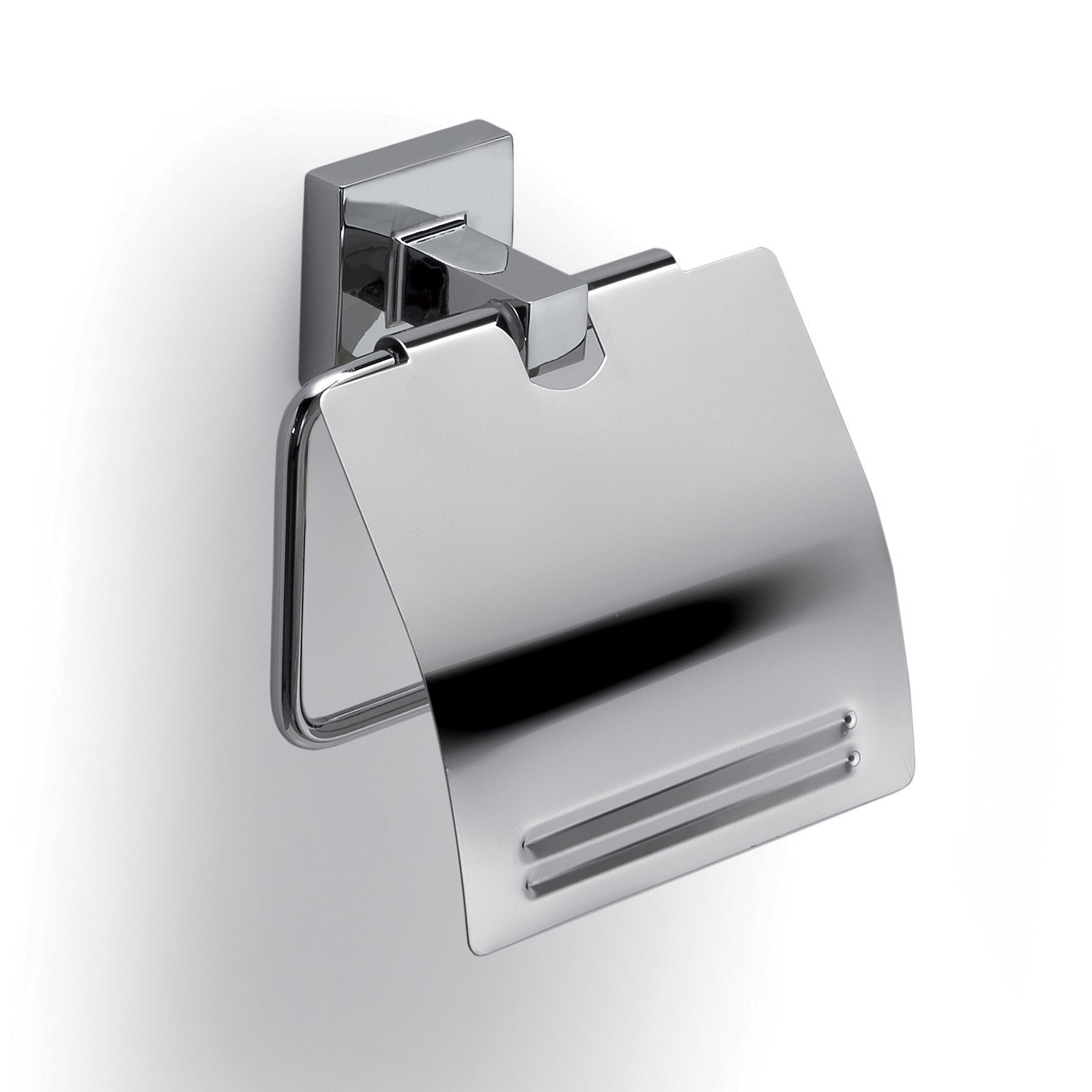 Porta carta igienica coperto a muro di Gedy serie Olimpo - Cromato