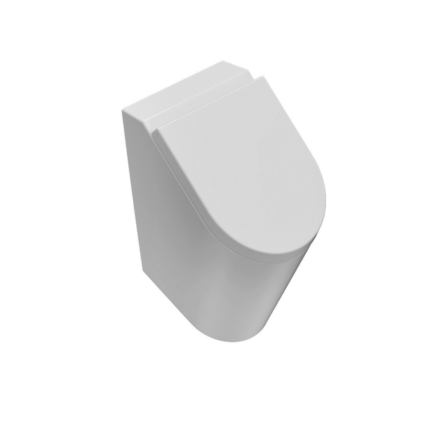 Orinatoio a parete in ceramica bianca modello Forty3 Globo cm 34x37 con sedile chiusura rallentata