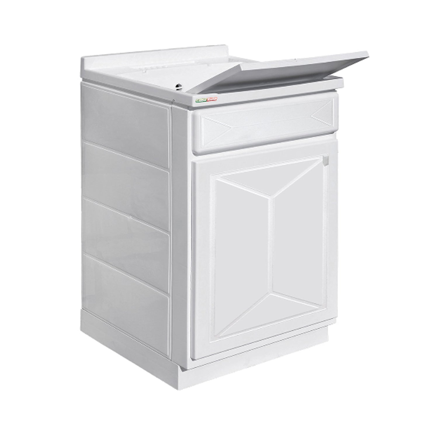  Lavatoio modello TopLine-Plus 50x50 cm 1 anta - bianco by CeramicStore | Lo specialista del tuo bagno