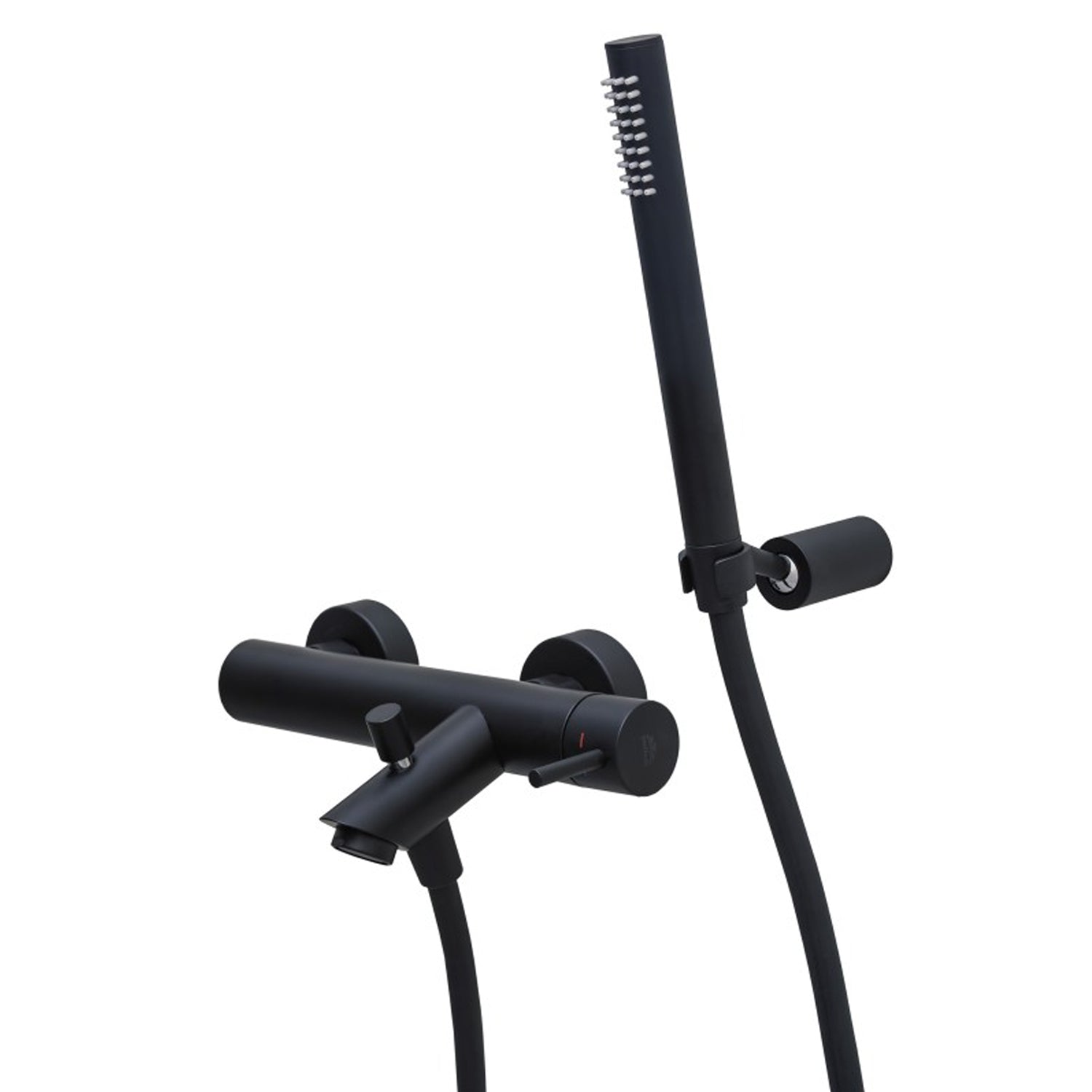 Miscelatore vasca ottone completo di doccetta e flessibile Paffoni Light - Nero Opaco by CeramicStore | Lo specialista del tuo bagno