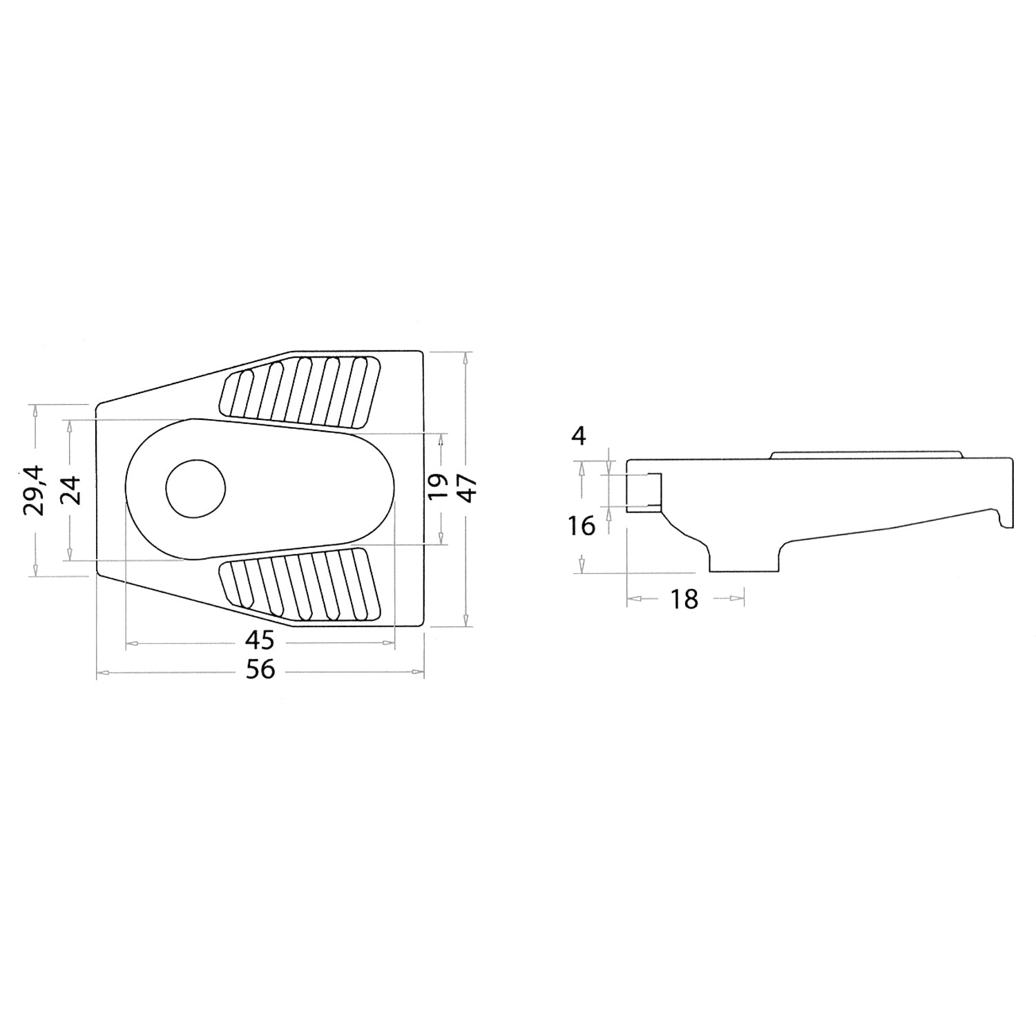  Vaso alla turca in porcellana - Bianco