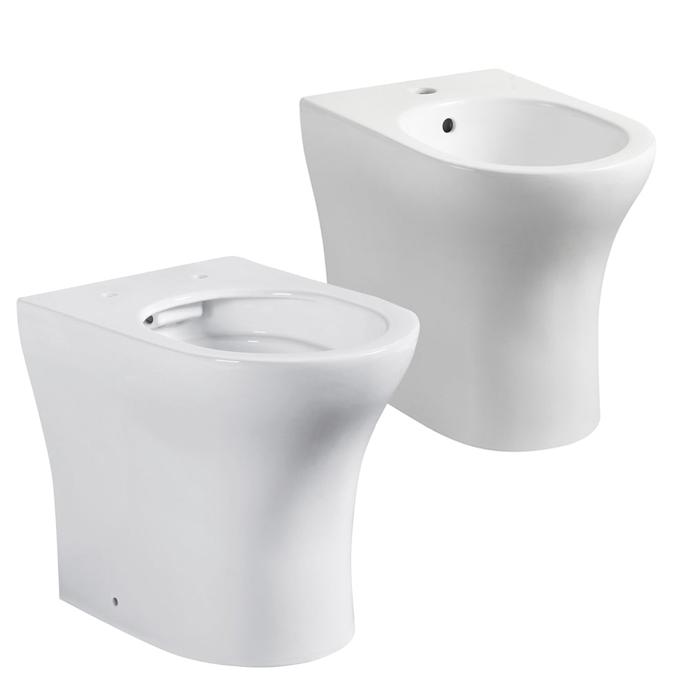  Coppia di sanitari filomuro collezione Ada  cm 36x49