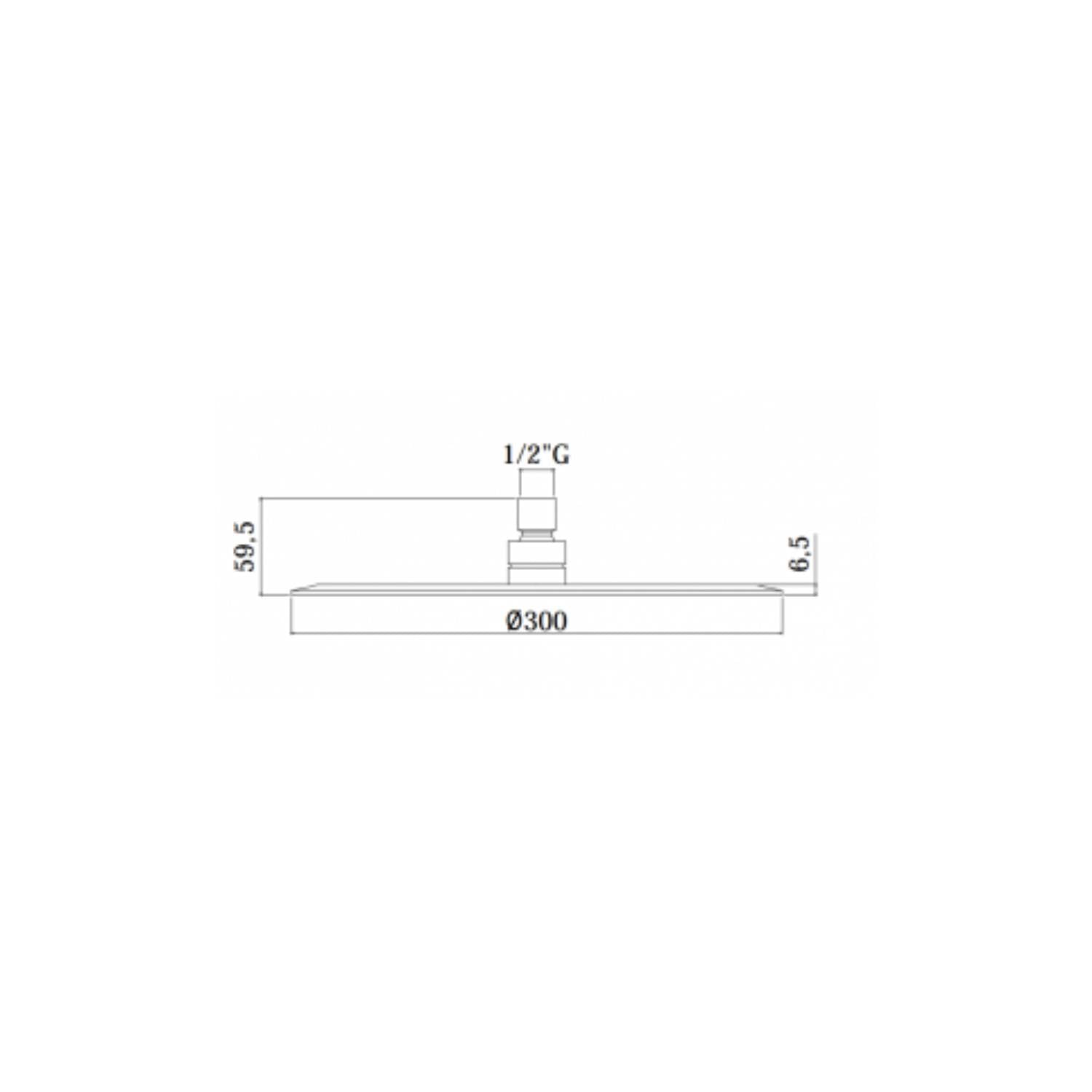  Set Soffione doccia tondo diametro 300 con braccio quadrato e miscelatore incasso doccia Cromo Paffoni by CeramicStore | Lo specialista del tuo bagno