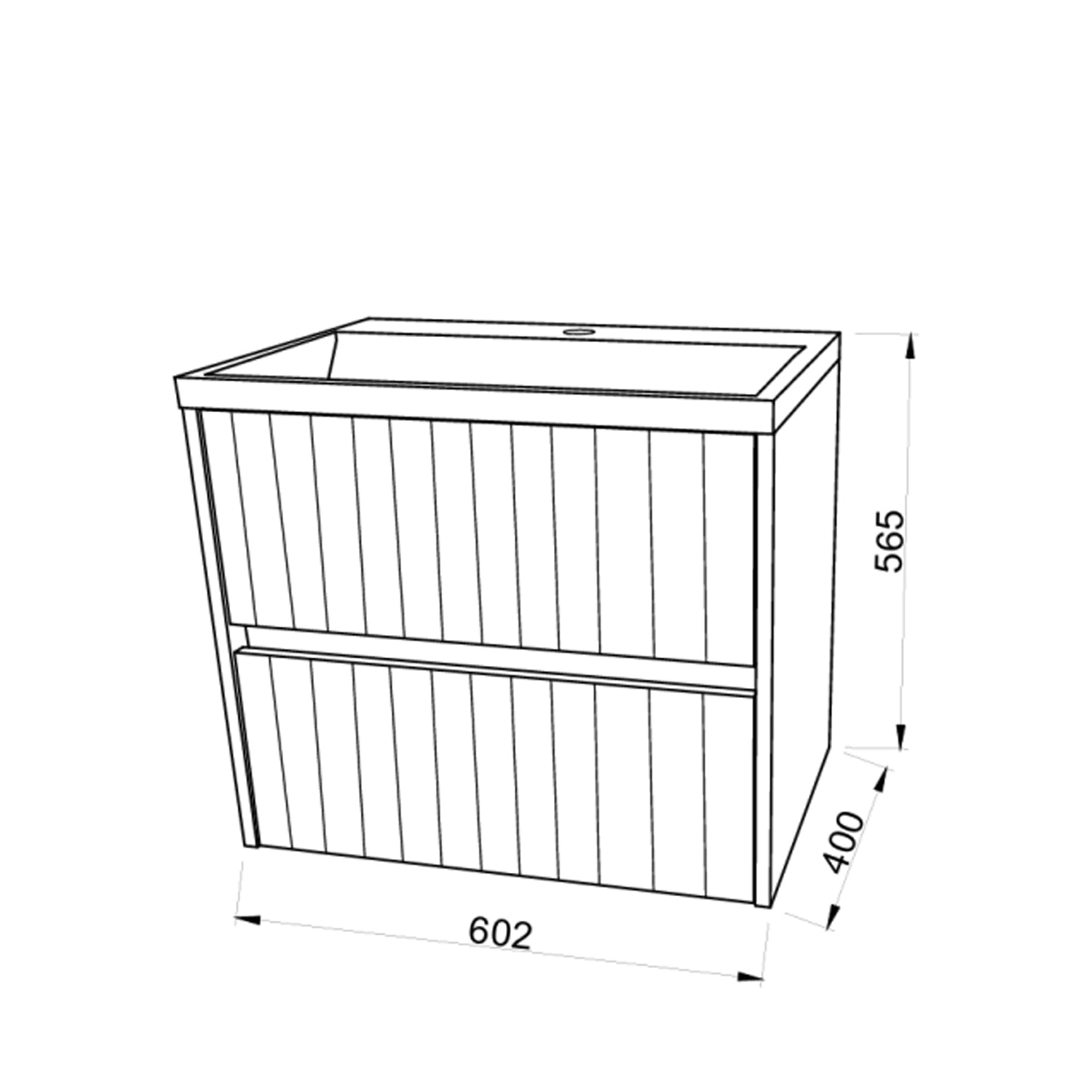  Mobile bagno sospeso cannettato con lavabo e specchio tondo cm 60 colore bianco opaco - Cubi&Co Collezione Pure by CeramicStore | Lo specialista del tuo bagno