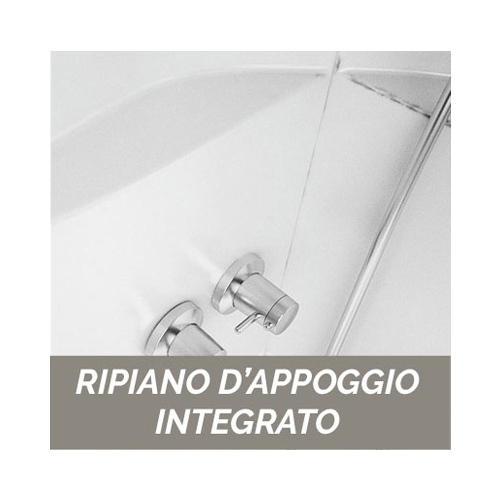  Cabina doccia multifunzione Novellini con idromassaggio cm 90x90 by CeramicStore | Lo specialista del tuo bagno