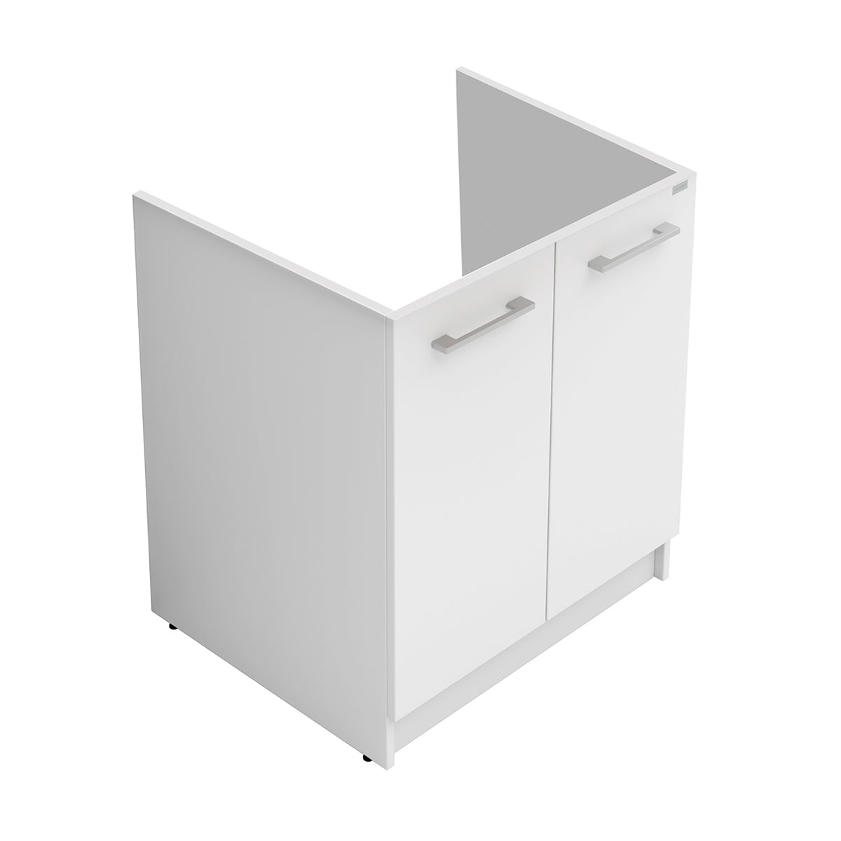 Mobile Sottolavatoio Revine bianco con asse - 61x50x81 cm