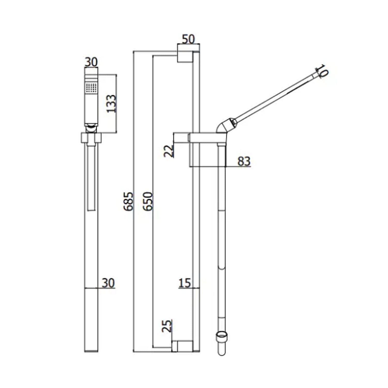 5 cm - Cromo by CeramicStore | Lo specialista del tuo bagno