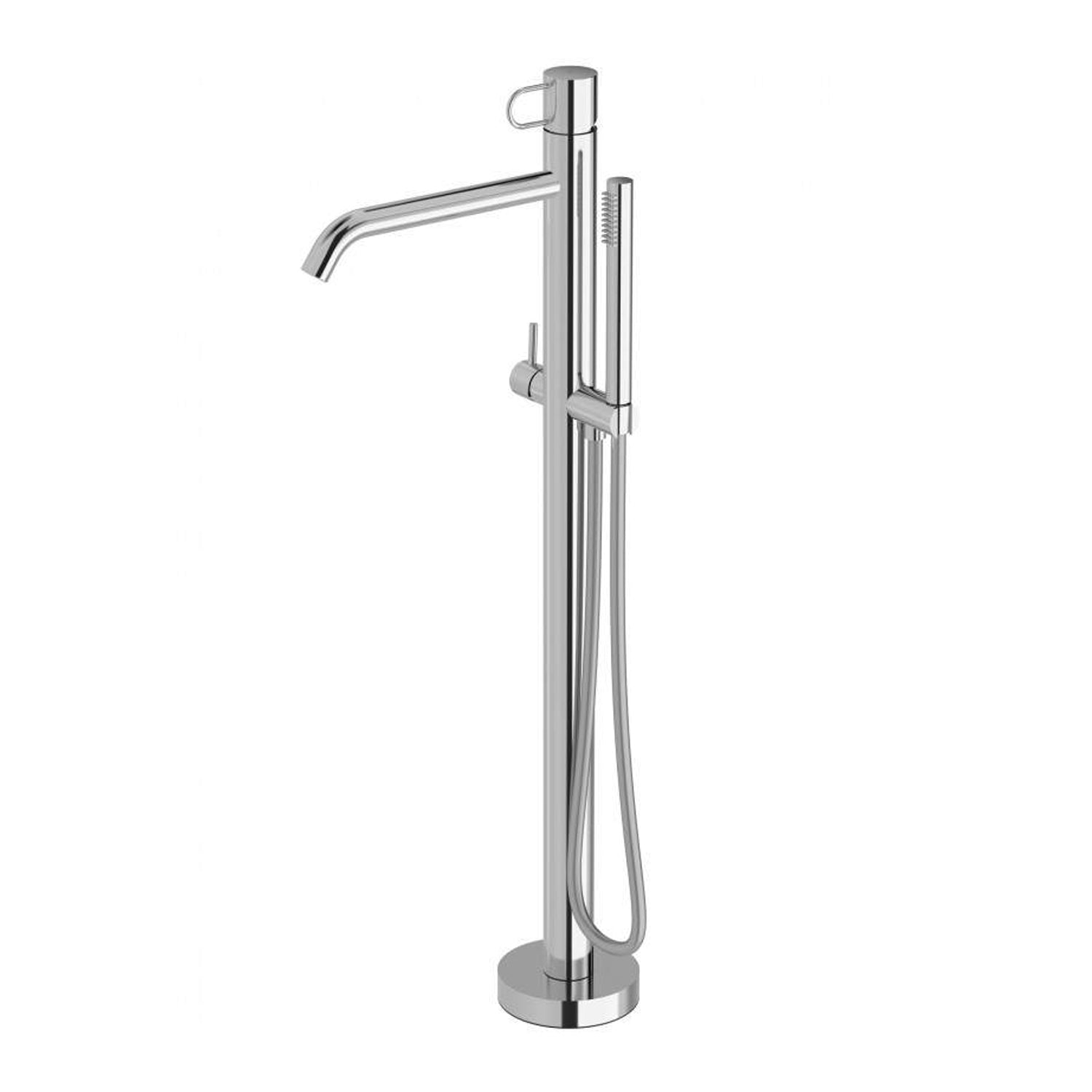 Miscelatore vasca a pavimento con doccetta serie JOKER modello JK032CR Paffoni cromato by CeramicStore | Lo specialista del tuo bagno