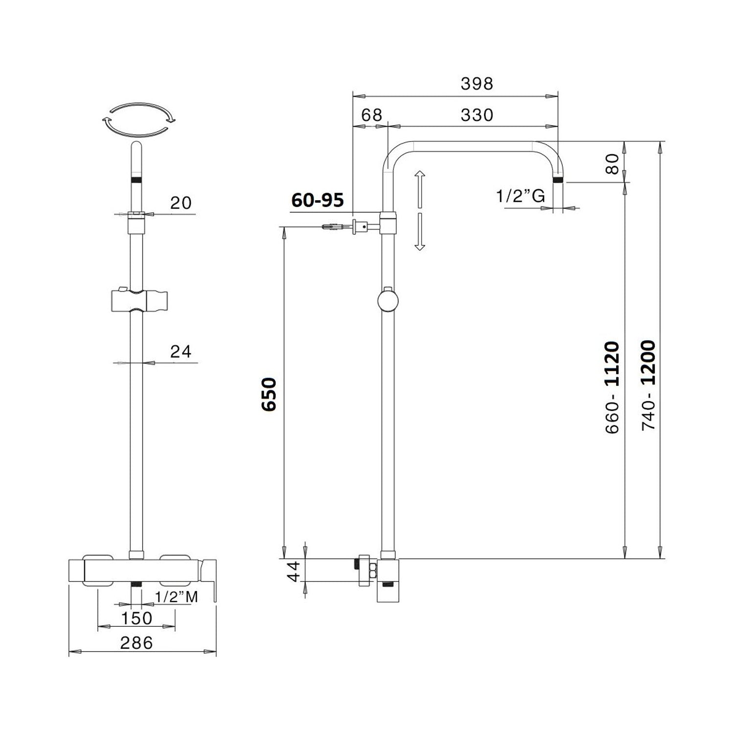  doccino e termostatico TM3C by CeramicStore | Lo specialista del tuo bagno