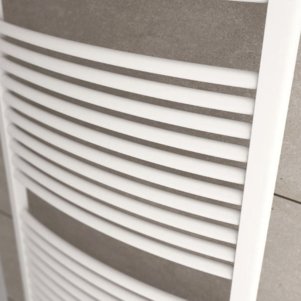  Termoarredo scaldasalviette Lazzarini Sanremo curvo 1703x500 interasse 450 bianco by CeramicStore | Lo specialista del tuo bagno