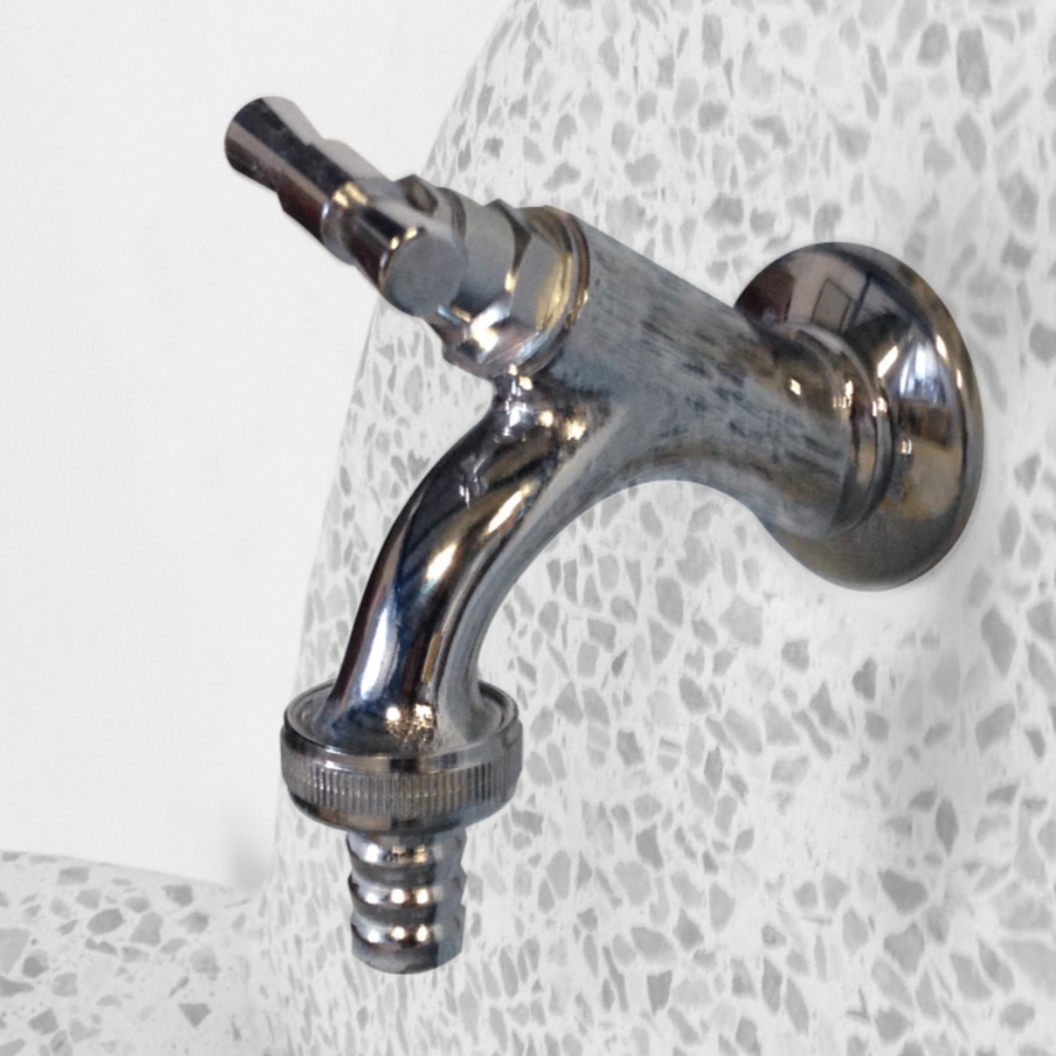 Rubinetto da esterno in ottone cromato attacco 1/2" by CeramicStore | Lo specialista del tuo bagno