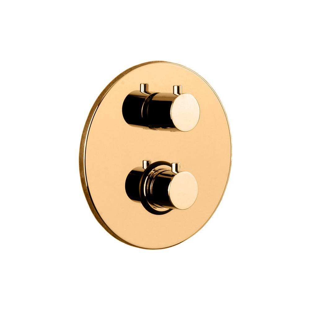 Miscelatore termostatico incasso doccia 3 uscite serie Light modello LIQ019HG miele oro Paffoni by CeramicStore | Lo specialista del tuo bagno